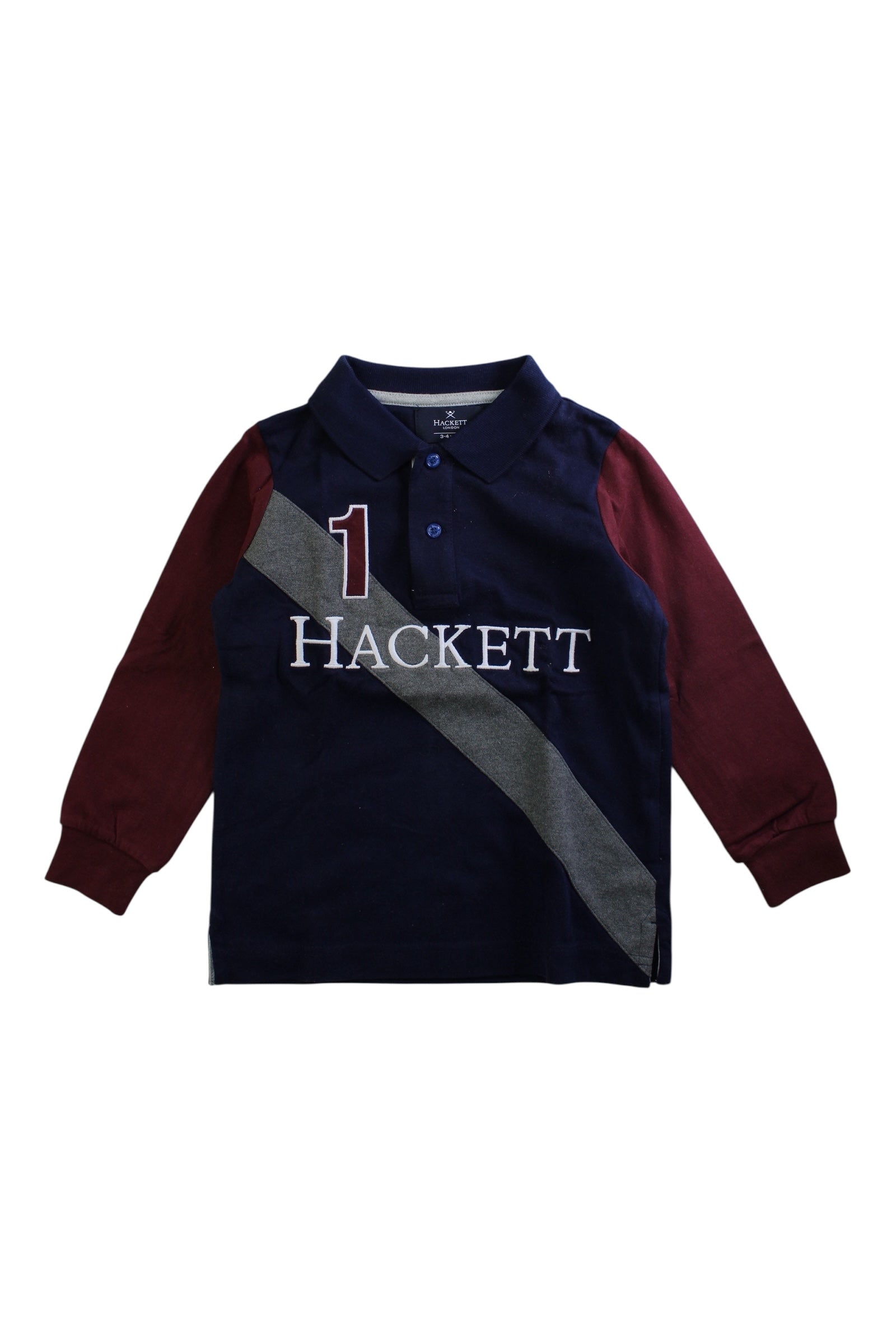 Hackett Long Sleeve Polo Shirt 3-4T、mySite、g9winljtr