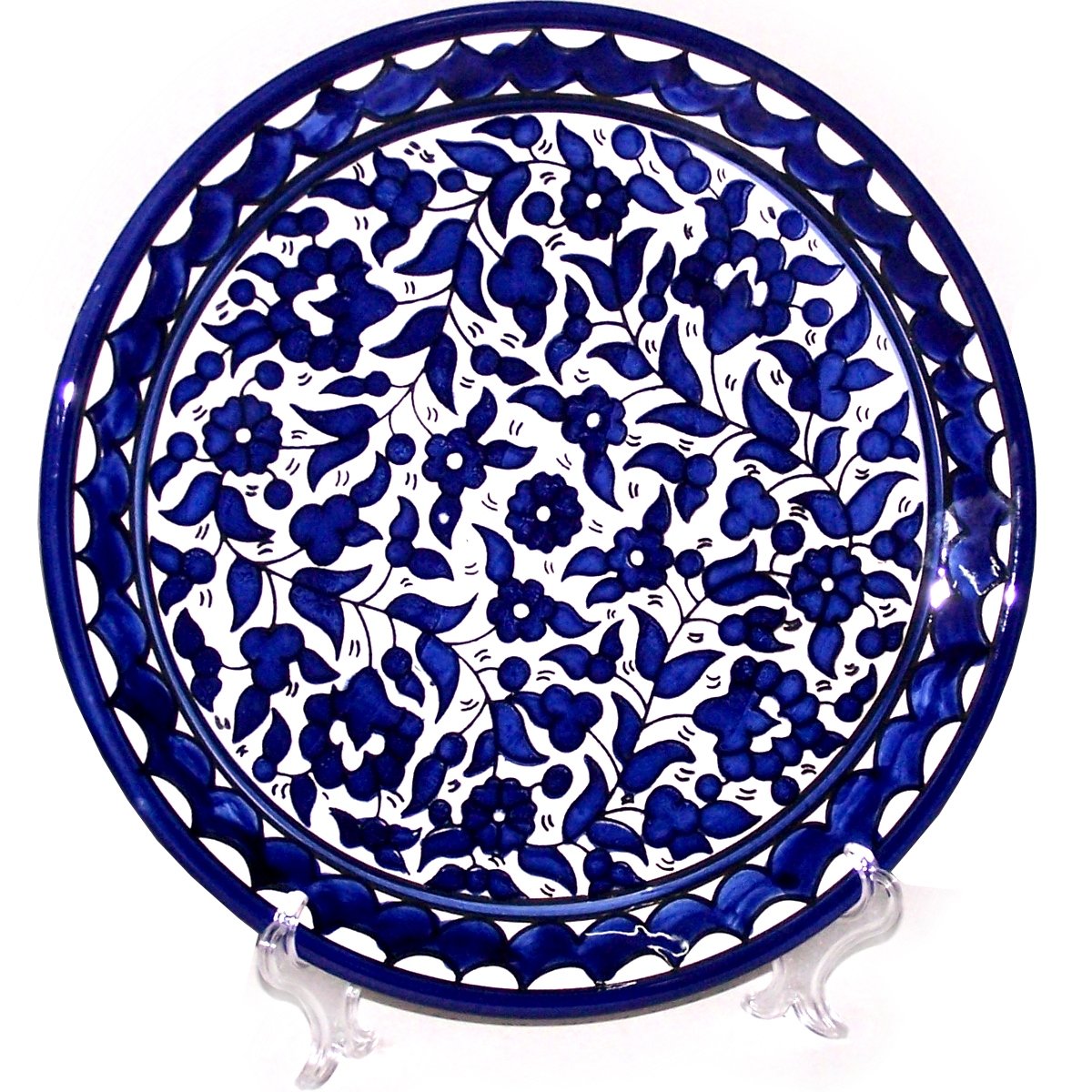  Armenian Ceramic Decorative Dinner or Display Plate - 10.5 Inches - Asfour Outlet Trademark、mySite、elrpsem3k