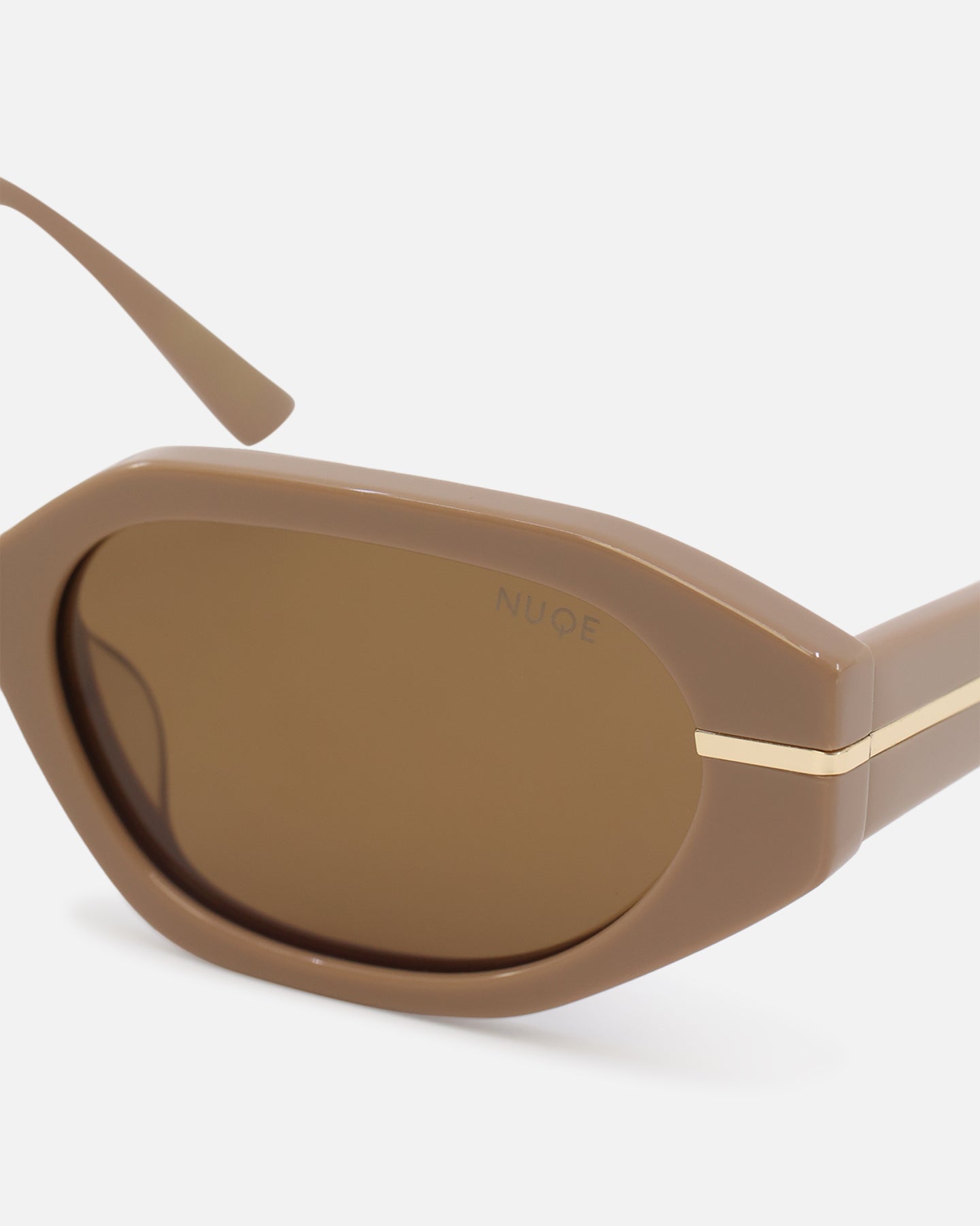 Nuqe Zarah Sunglasses Tan/Brown、mySite、zt4zffjzw