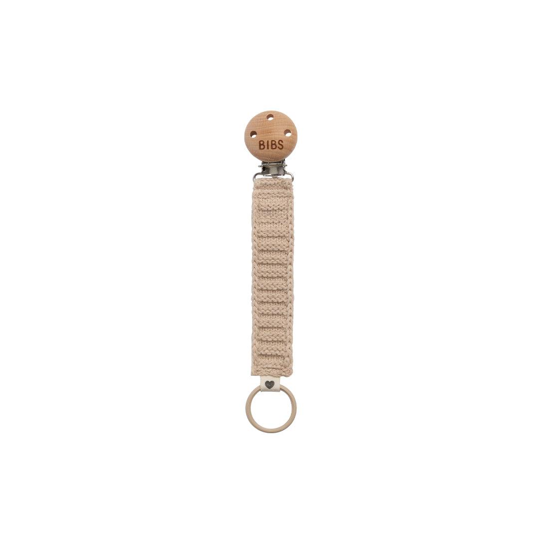  BIBS Pacifier Clip - Vanilla - Knitted、mySite、merchandisen