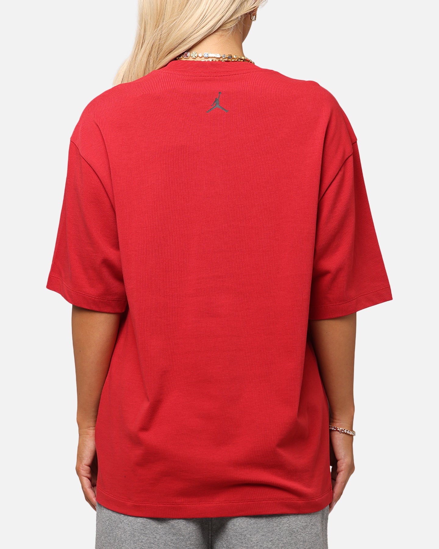 Jordan Brand Sneaker Patch Crew T-Shirt Varsity Red、mySite、zt4zffjzw