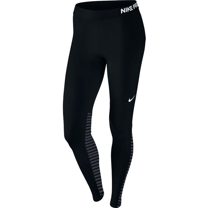 Nike Women's Pro Warm Tights Black/White、mySite、noshort