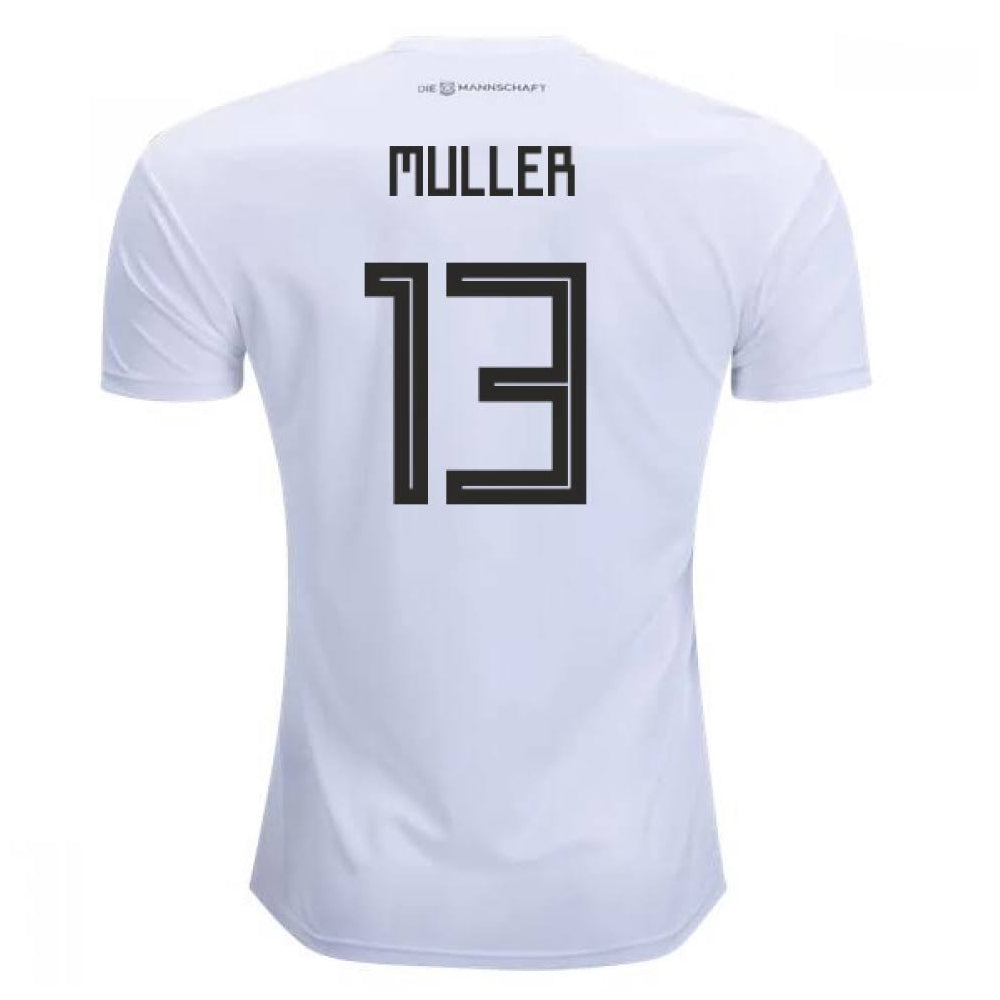 adidas Men's Germany 18/19 Thomas Muller Home Jersey White/Black、mySite、bottomscart