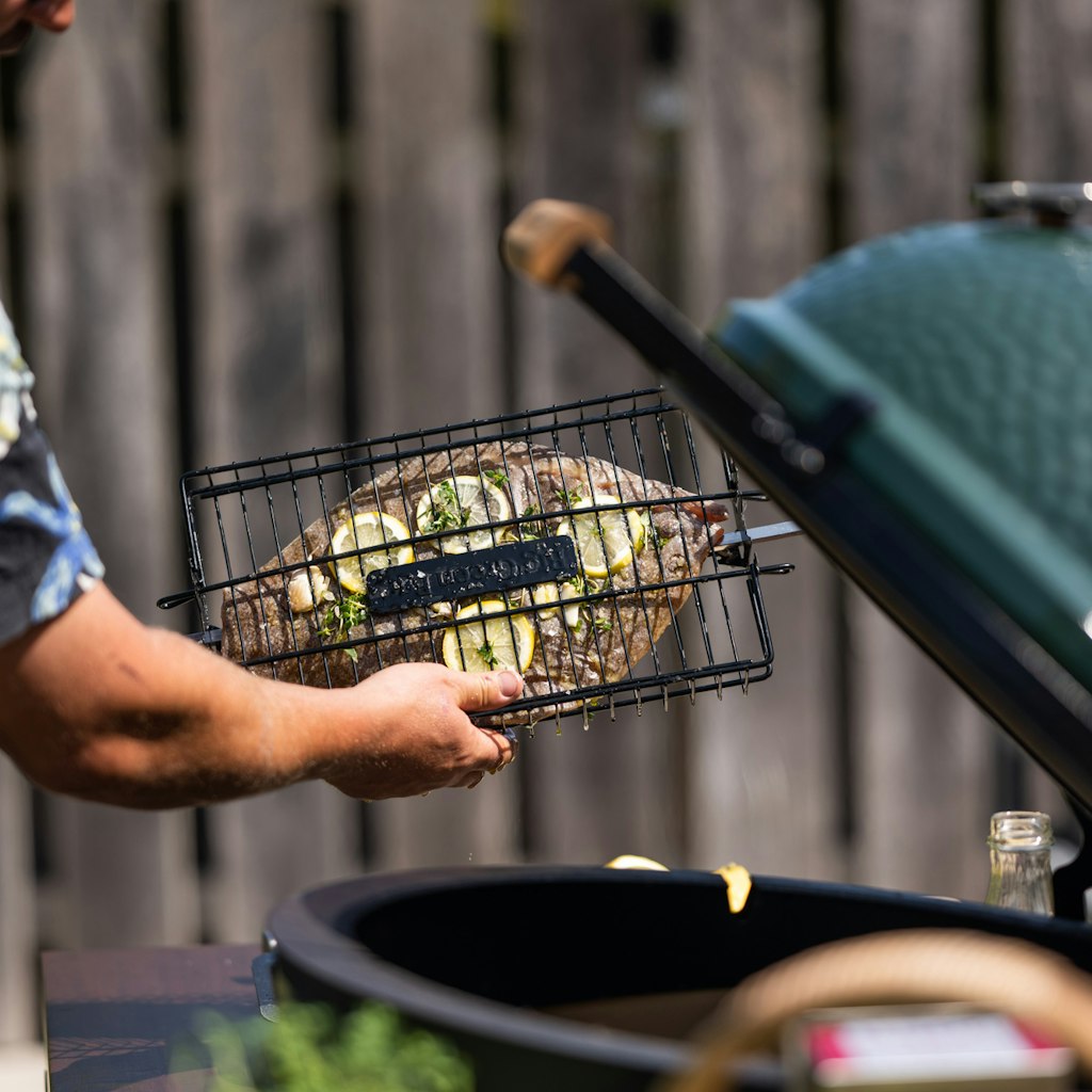 Big Green Egg Rotisserie Flat Basket、mySite、noshort