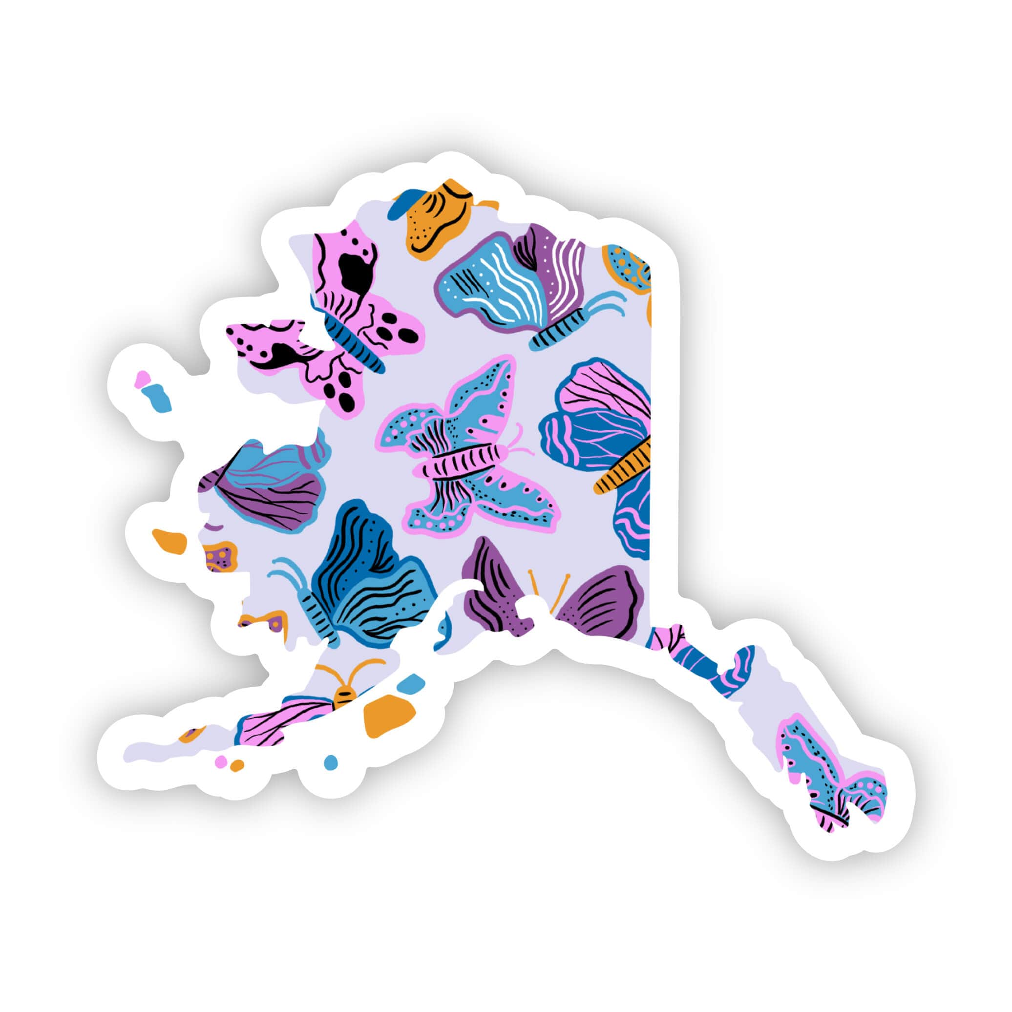  Alaska Sticker - Moth & Butterfly、mySite、elrpsem3k
