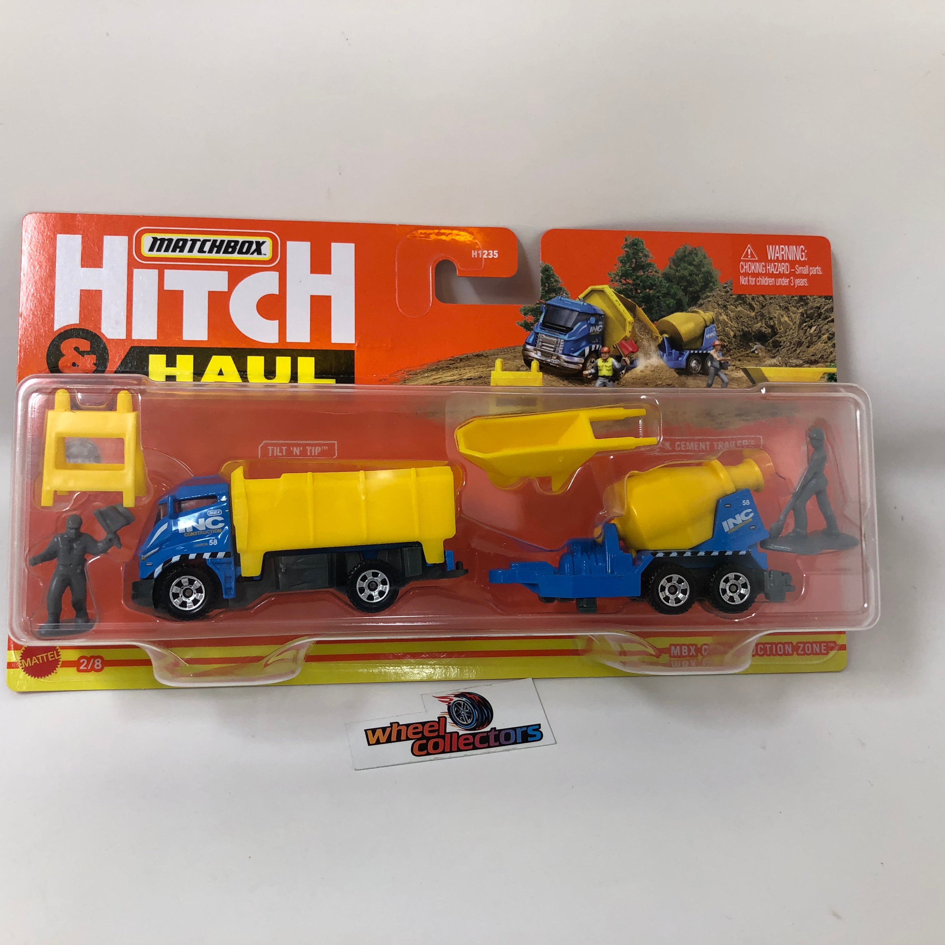 Construction Set with Yellow Mixer * Matchbox Hitch & Haul、mySite、hgirdovlk