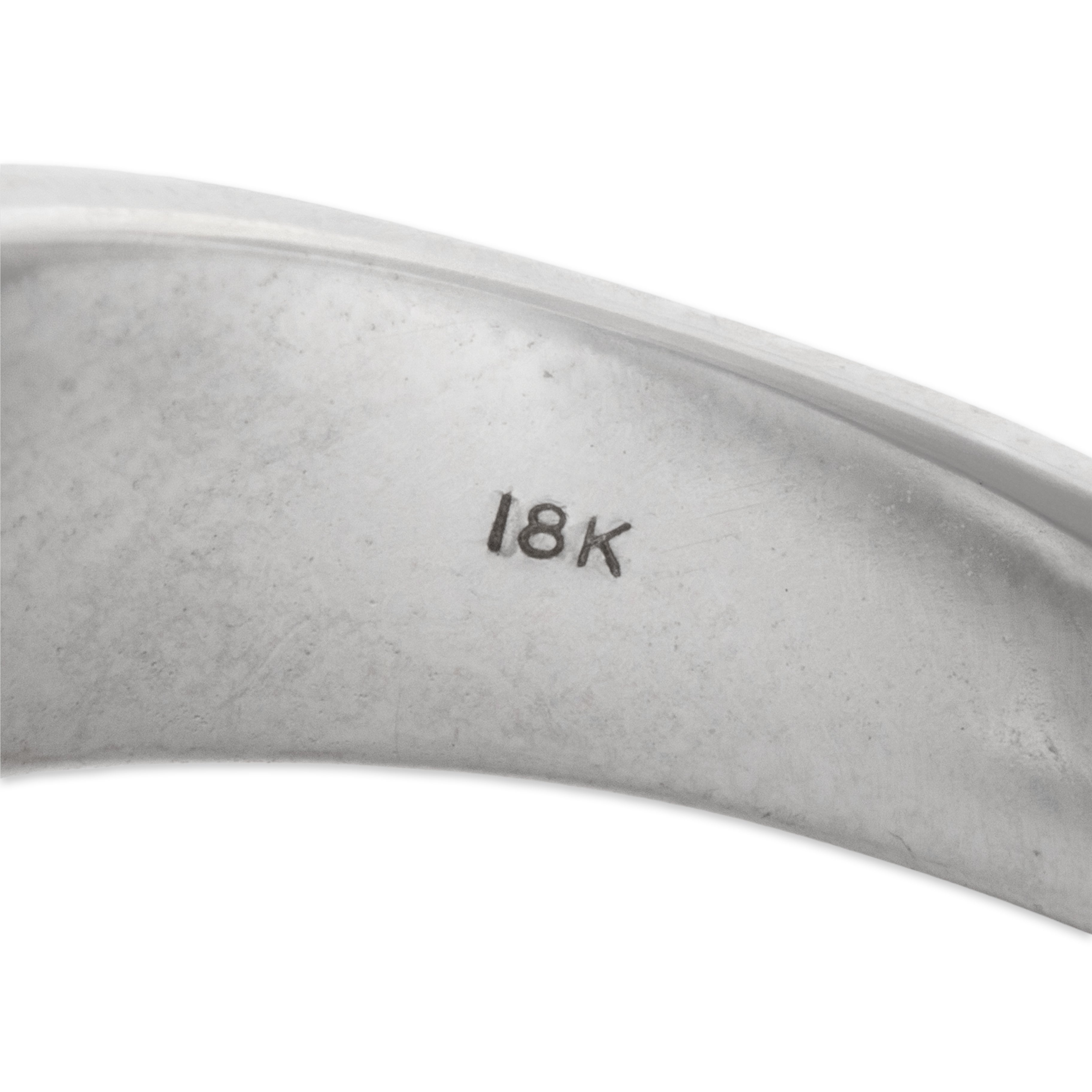 Vintage 18k White Gold Ruby 1.00cttw Pink Sapphire Spinning Flower Ring、mySite、hinf8tx79