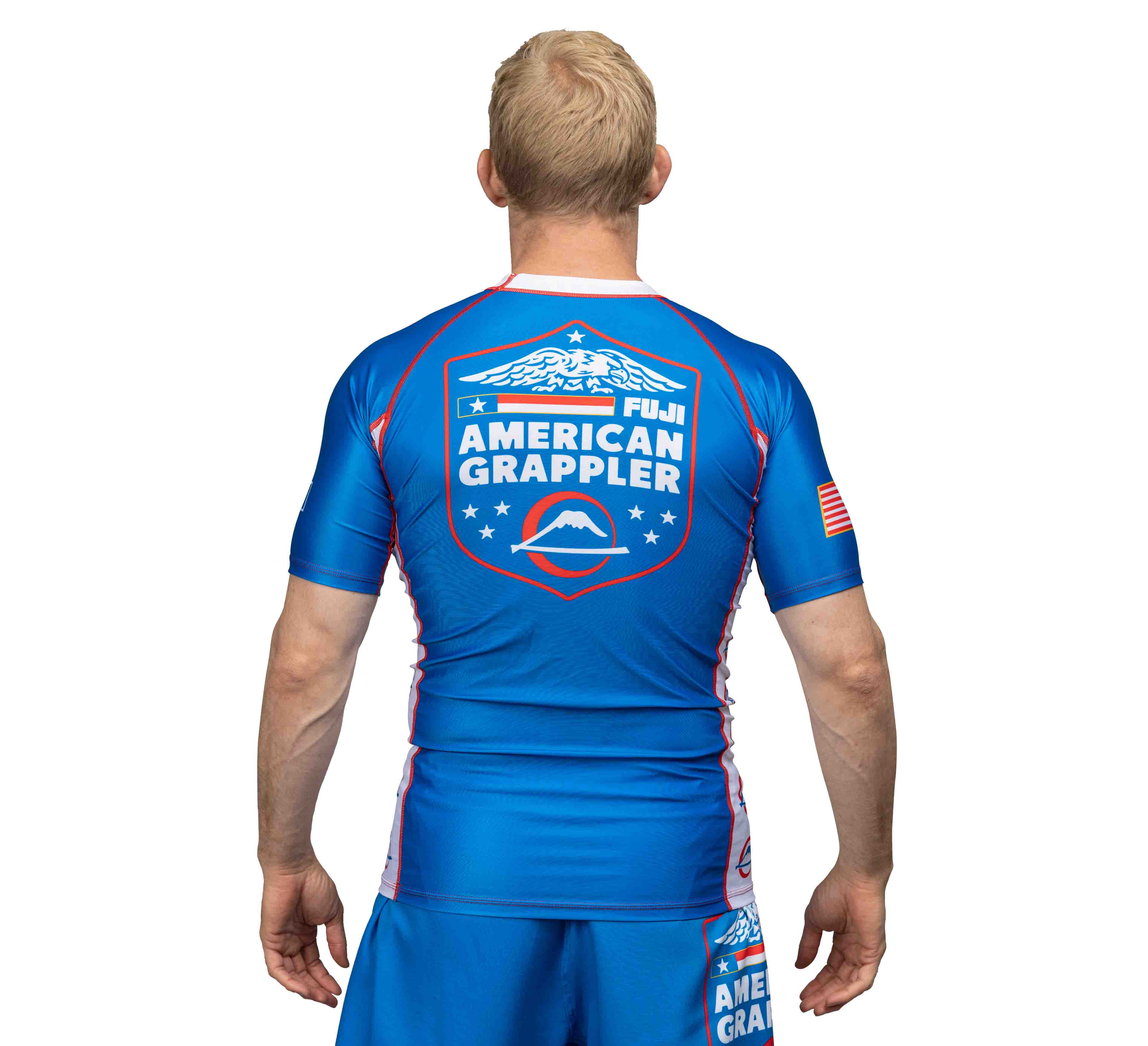 American Grappler Rashguard Blue、mySite、gigharbornorthrealestate