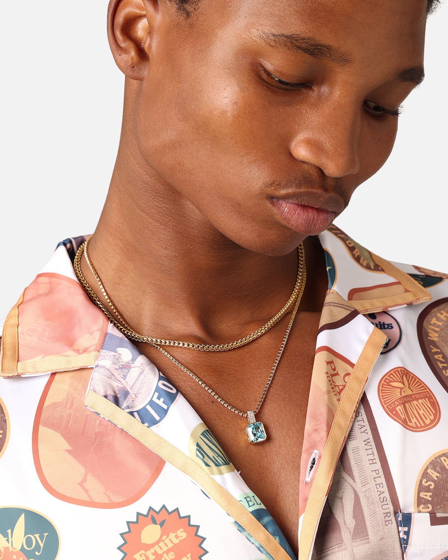 NXS Birthstone Pendant Iced Multi、mySite、zt4zffjzw