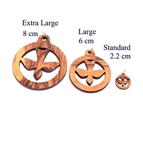 Holy Spirit Olive wood Dove Cross Laser(8cm or 3.15 long )、mySite、topwebapps