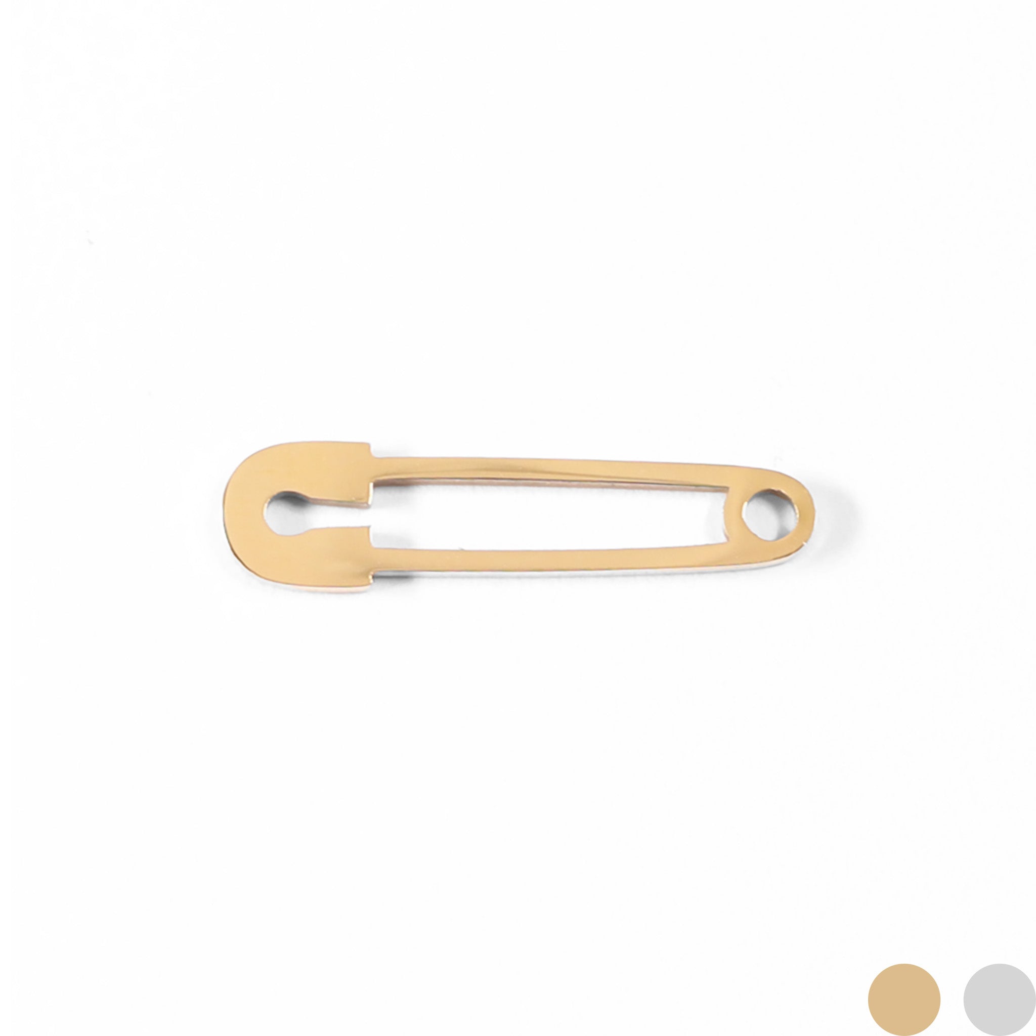 18K Gold PVD Stainless Steel Paperclip Charm / PDL0035、mySite、dreamappss