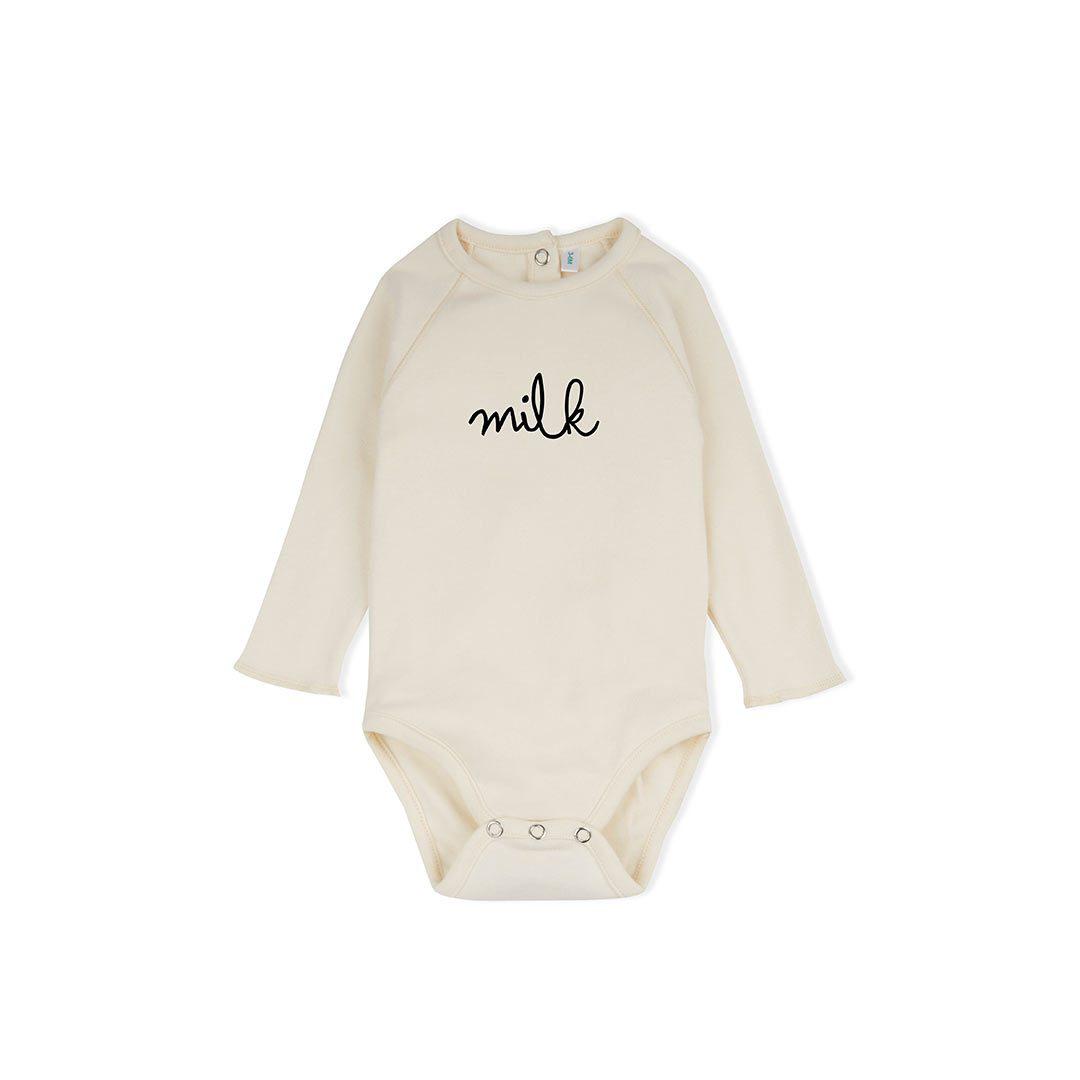  Organic Zoo Milk Bodysuit - Natural、mySite、merchandisen