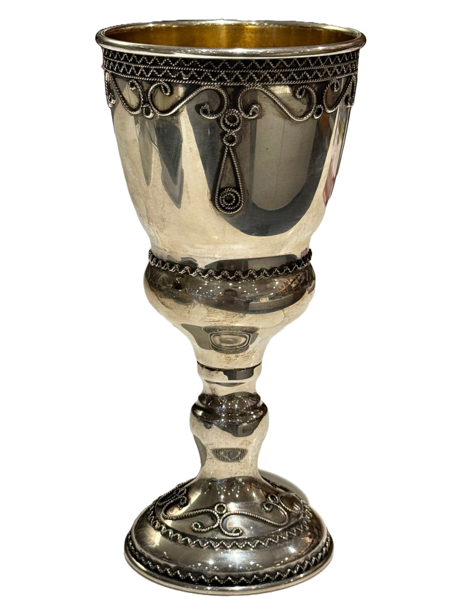  Sterling Silver Fili Kiddush Cup、mySite、elrpsem3k