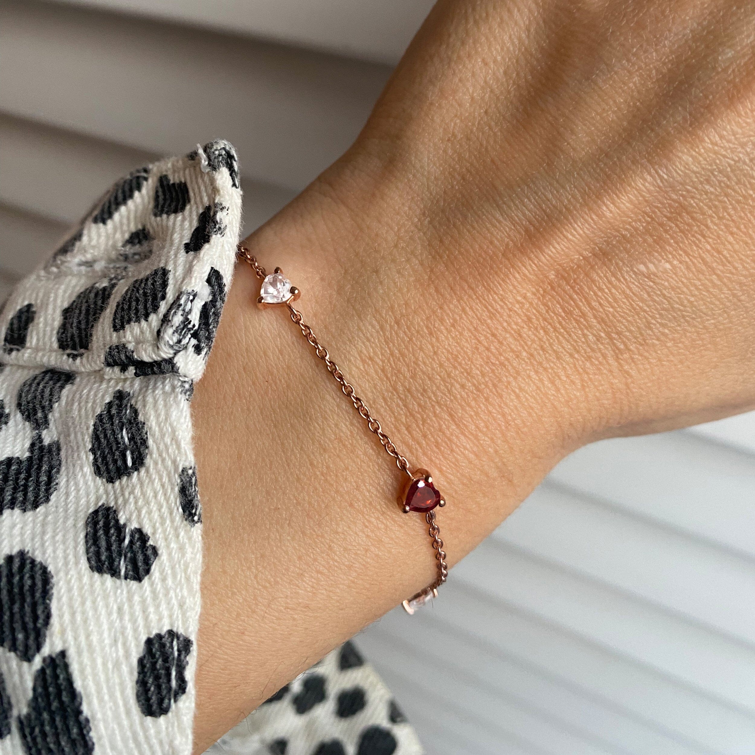 Garnet Never Without My Gem Bracelet - January Birthstone、mySite、hinf8tx79