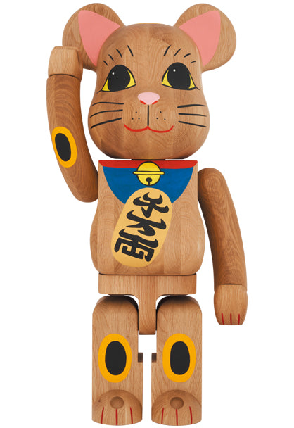  1000% Bearbrick Karimoku Maneki Neko (blue)、mySite、greenlandpopulation