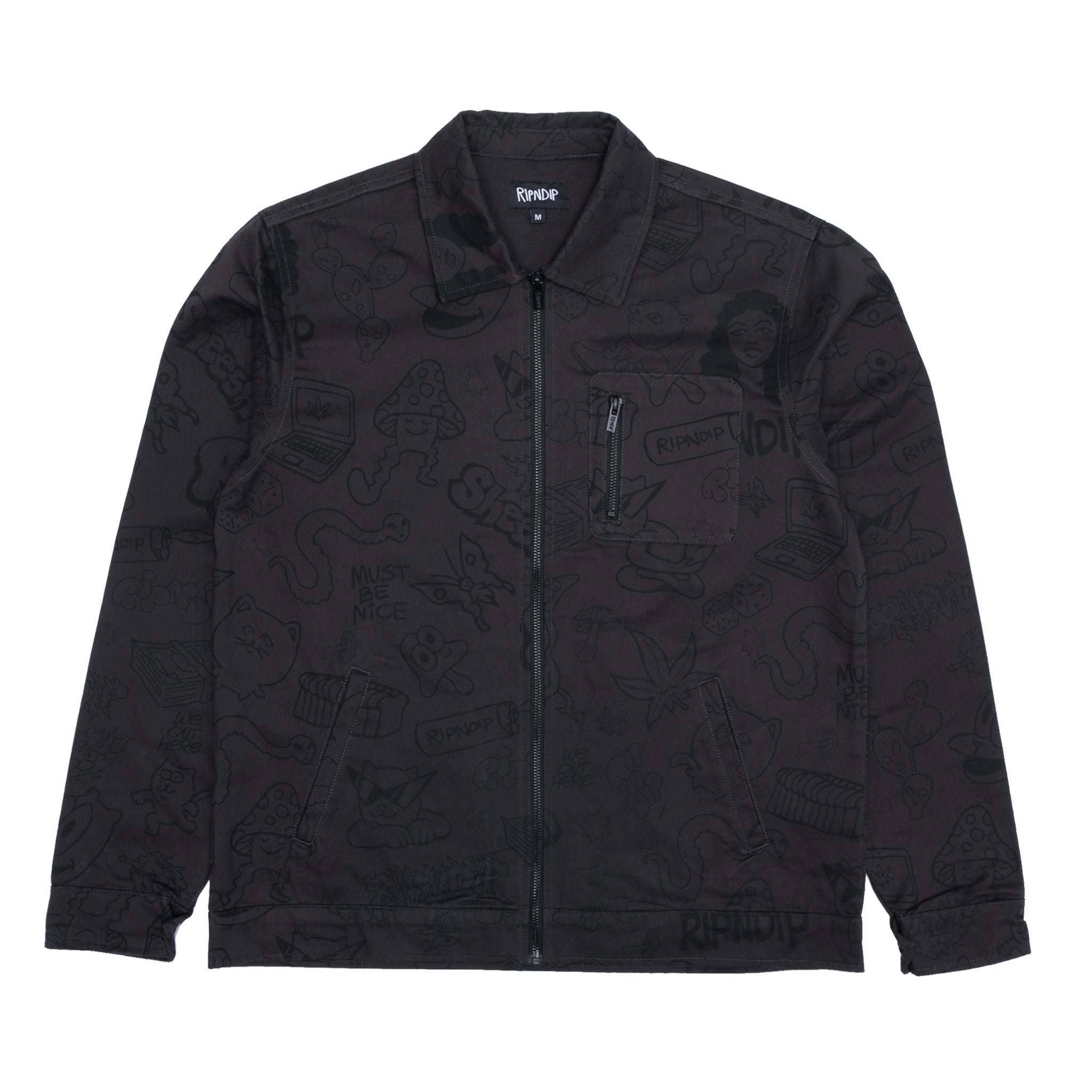  Nerm Doodle Work Jacket (Chocolate)、mySite、merchandisen