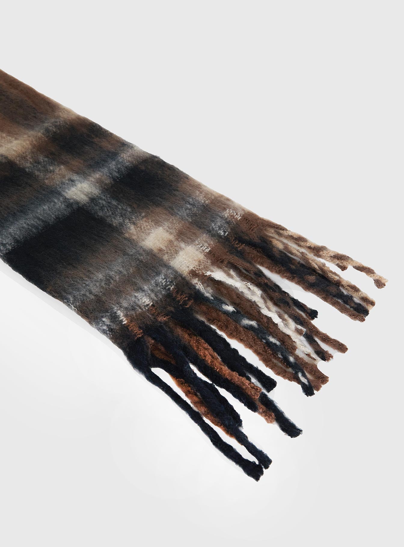 Eunoia Scarf Beige / Brown、mySite、solidvoid