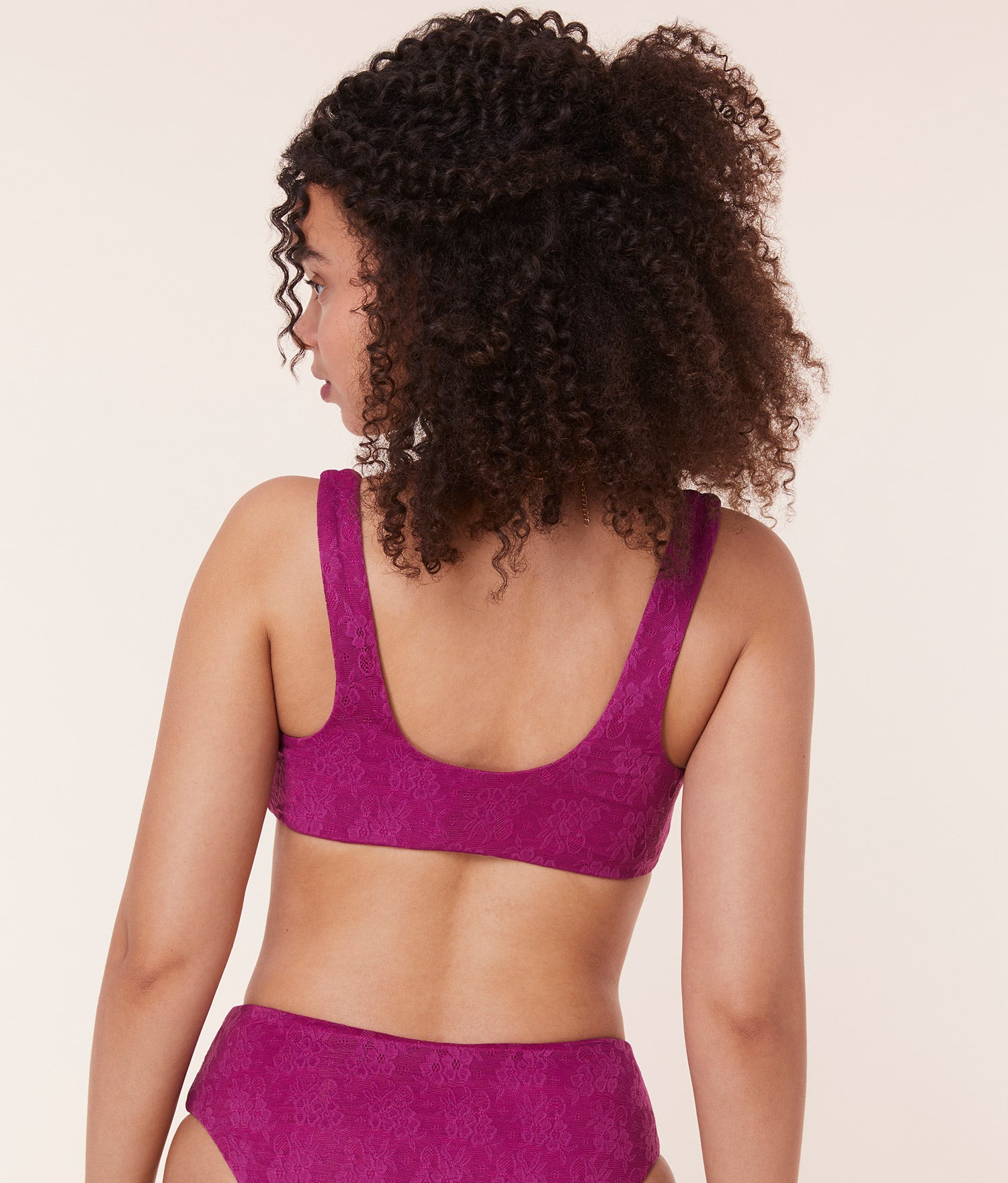  The Delray Bikini Top - Floral Lace - Aurora、mySite、ashleygrahame