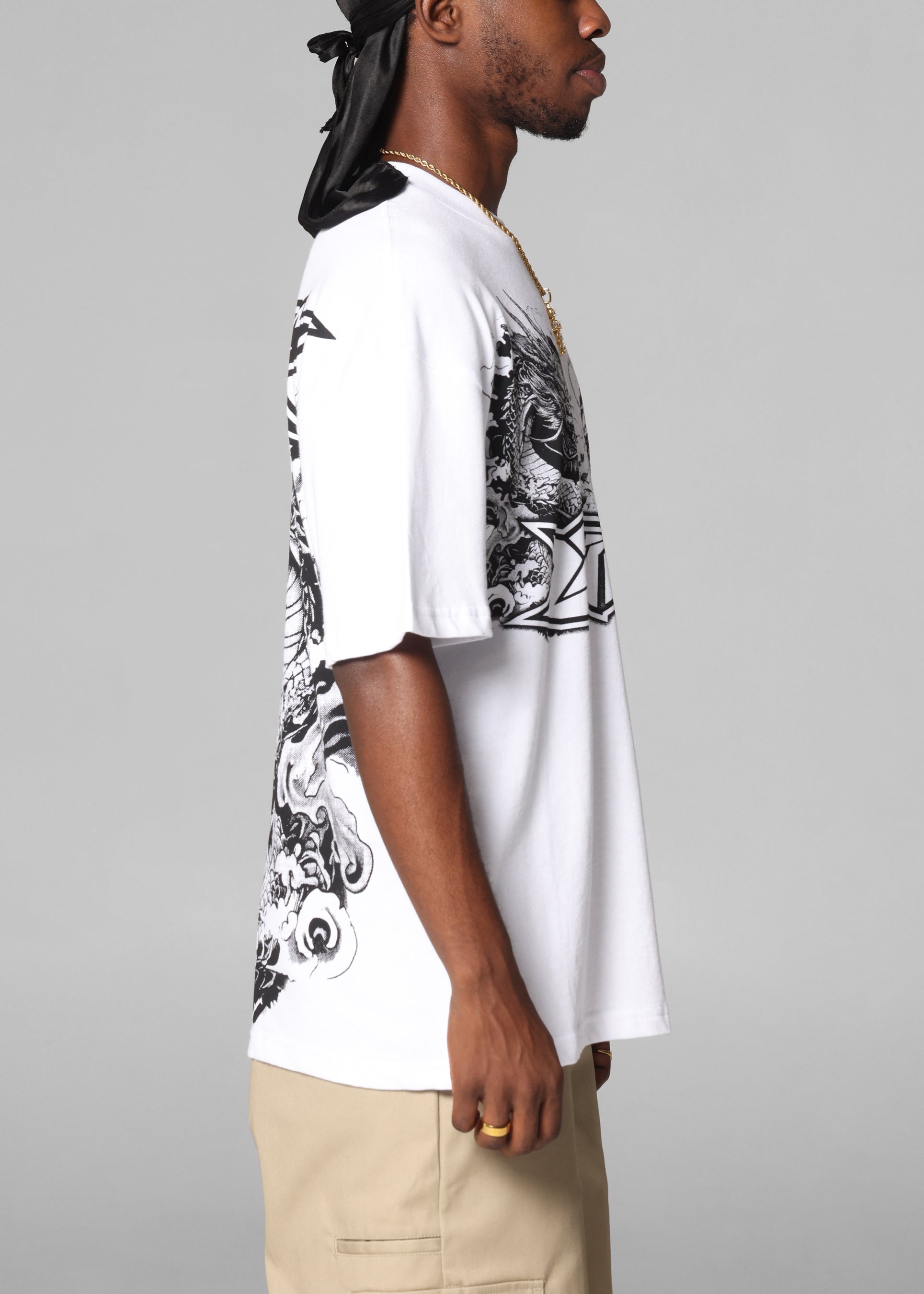 Loiter Draco Born T-Shirt White、mySite、zt4zffjzw