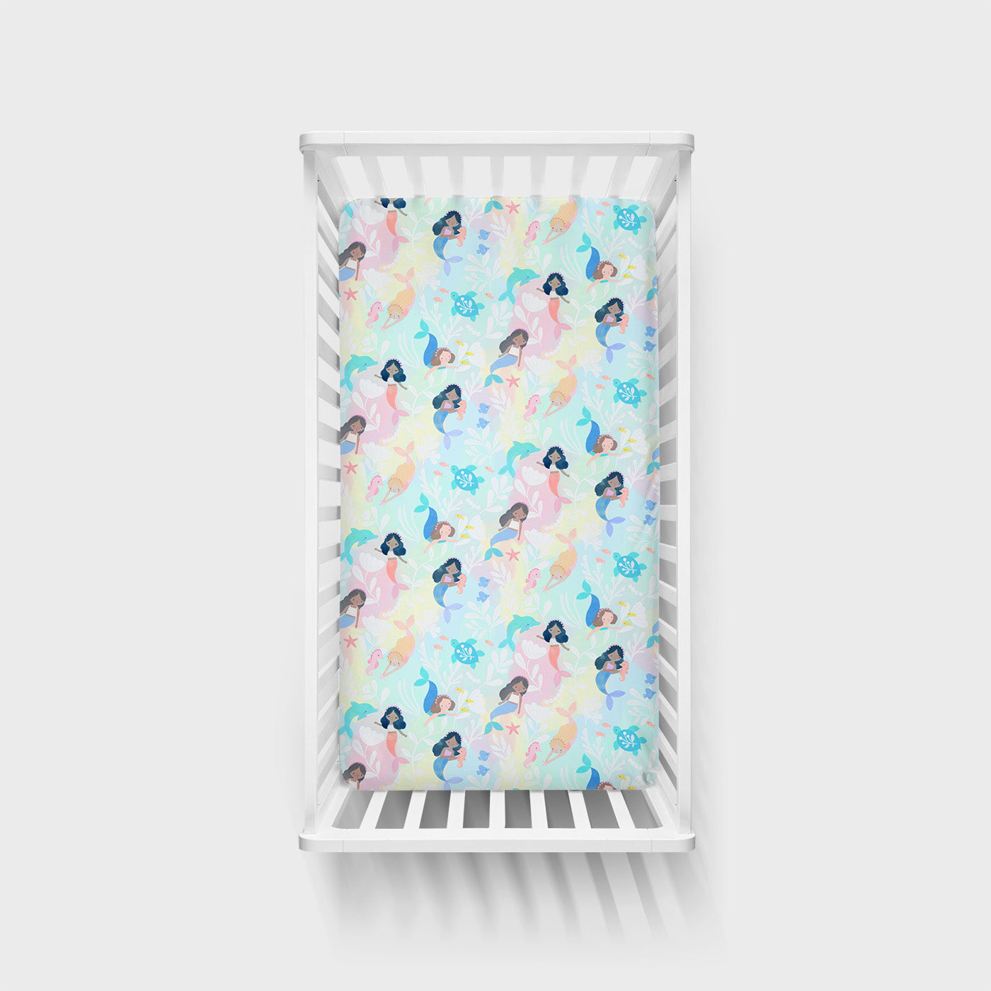  Mystic Mermaids Fitted Crib Sheet、mySite、layawaytickets