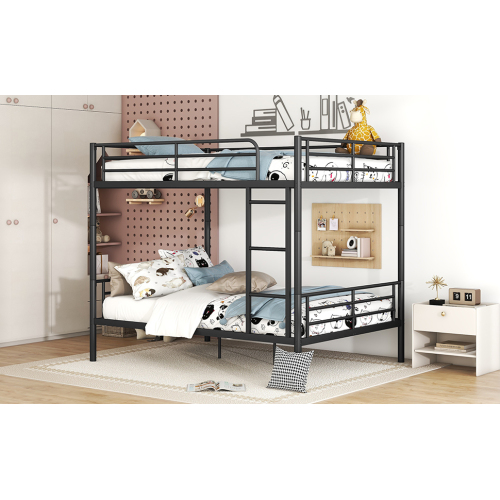 Twin Over Twin Metal Bunk Bed (Black) ( old sku: MF189201BAA )、、casual
