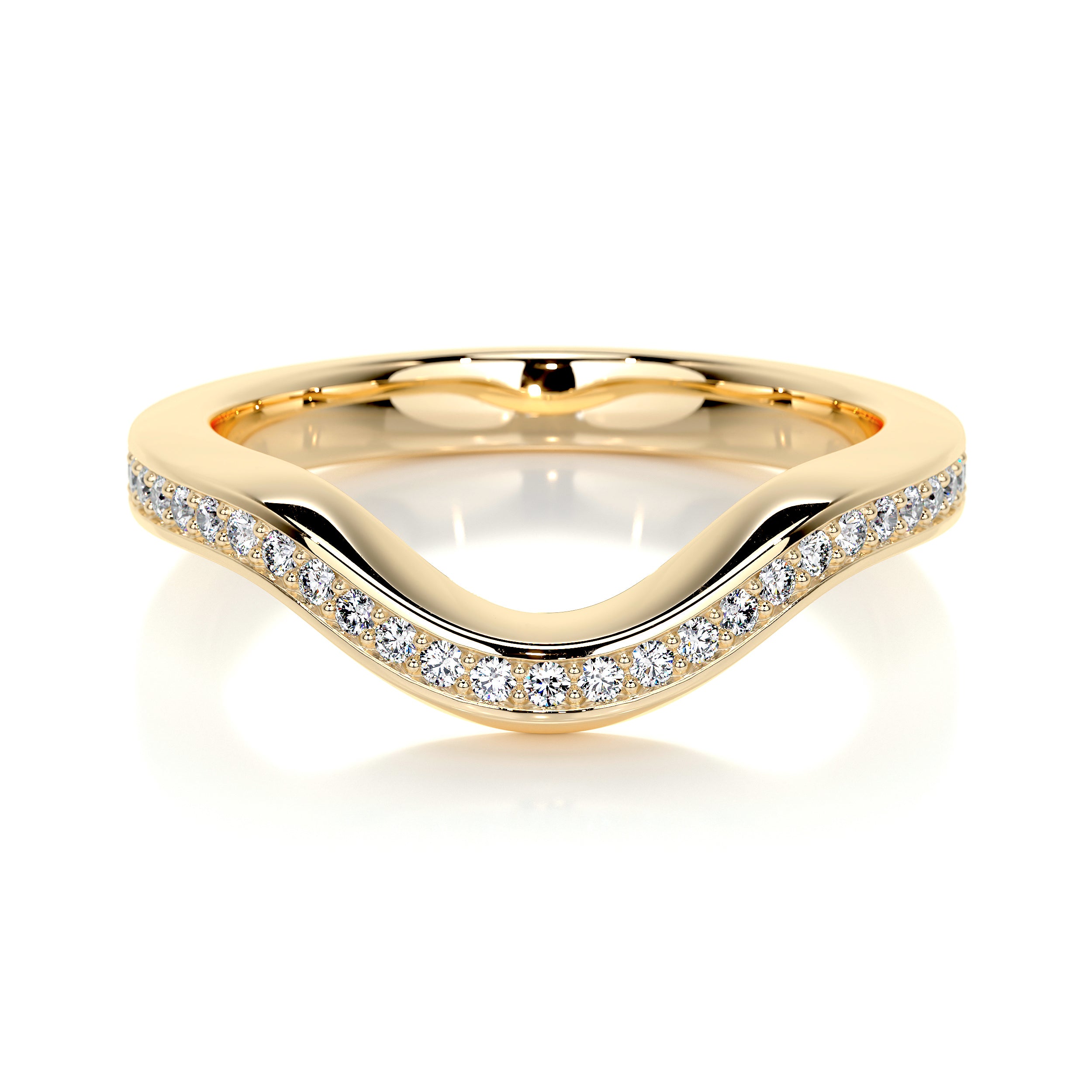 Lucy Lab Grown Diamond Wedding Ring (0.30 Carat) -18K Yellow Gold、mySite、hinf8tx79