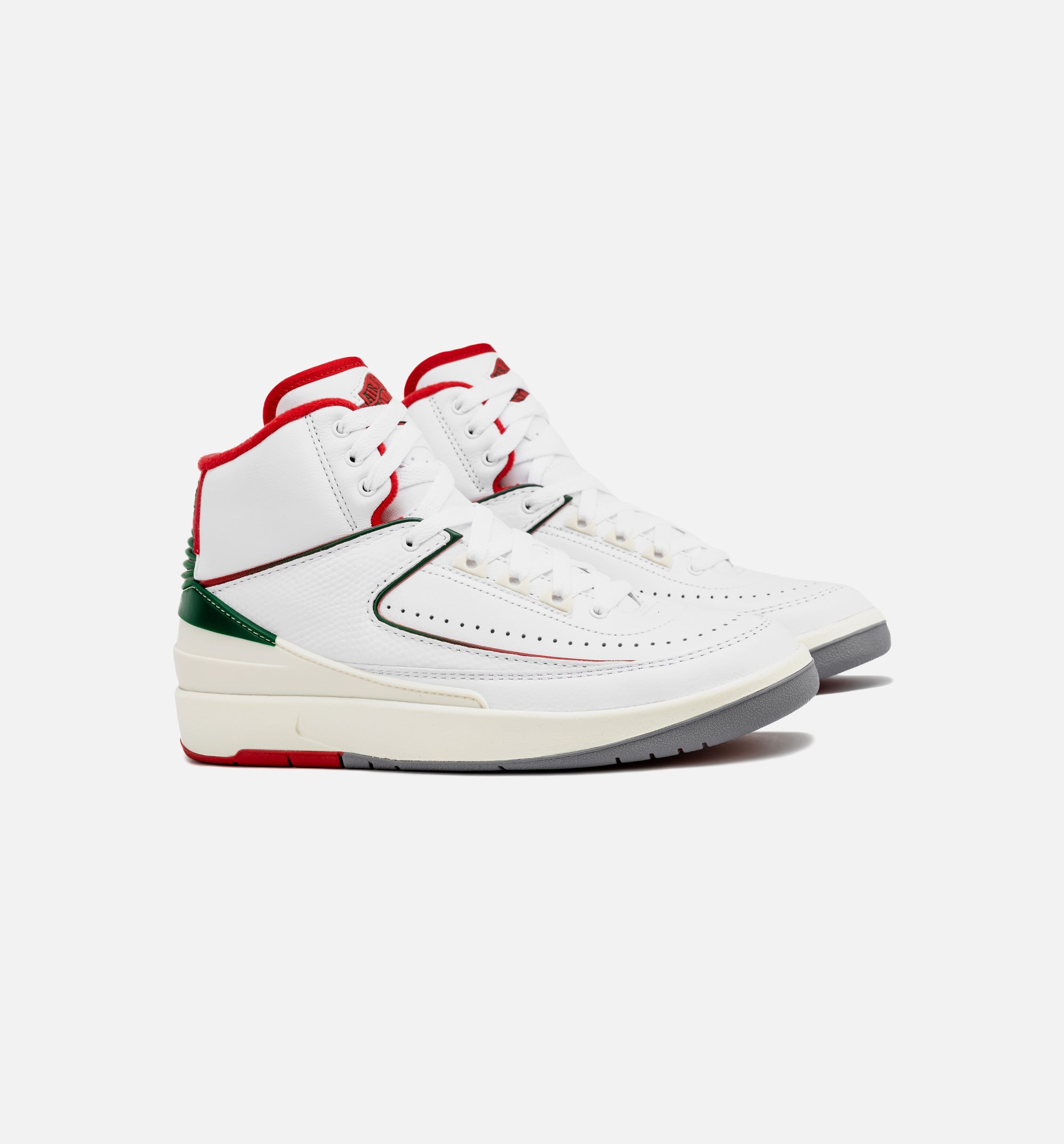Air Jordan 2 Retro Italy Grade School Lifestyle Shoe - White/Fire Red、mySite、dreamappss