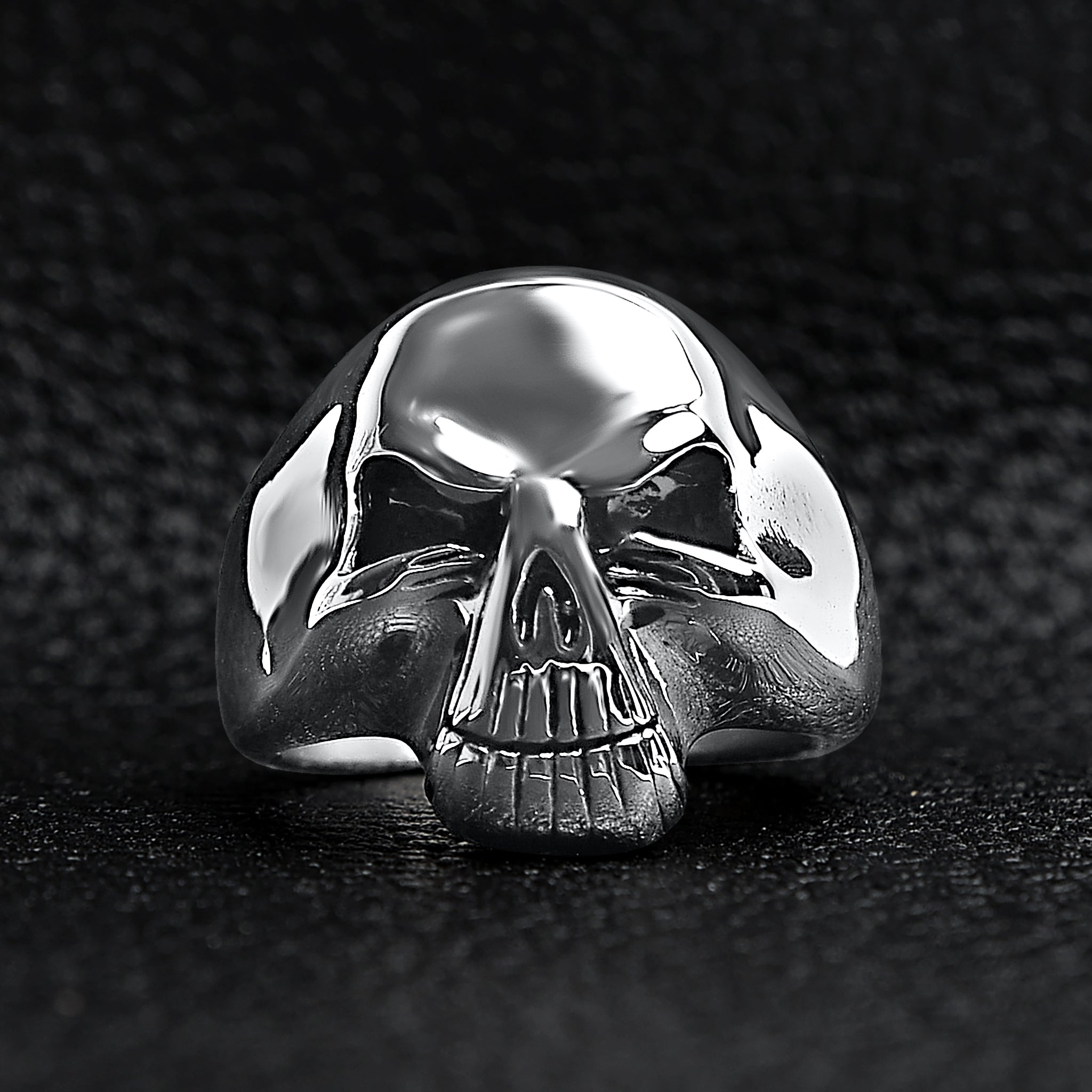 Polished Skull Stainless Steel Ring / SCR2010、mySite、dreamappss