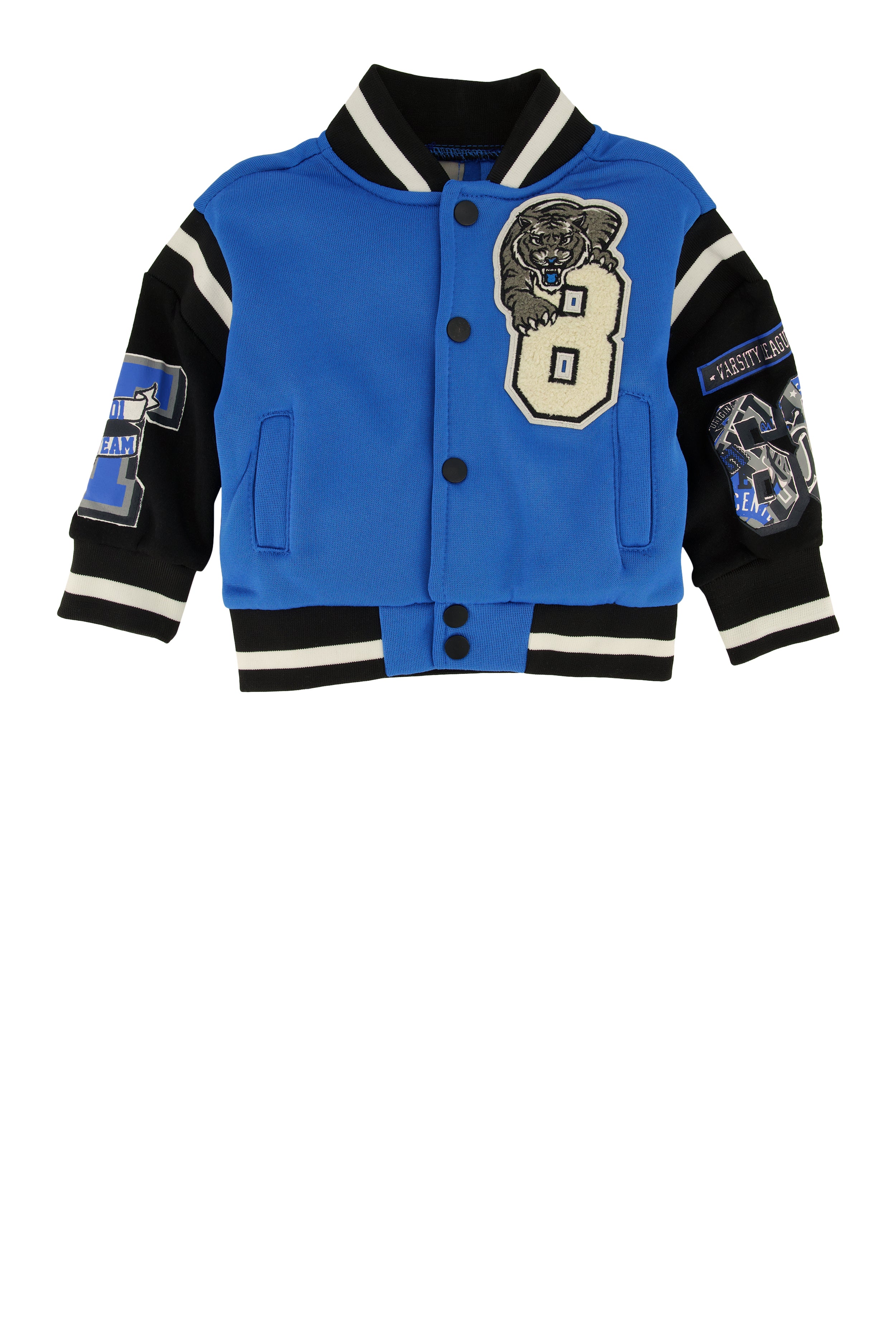 Baby Boys 12-24M Tiger Chenille Patch Varsity Jacket、mySite、camillekostekn