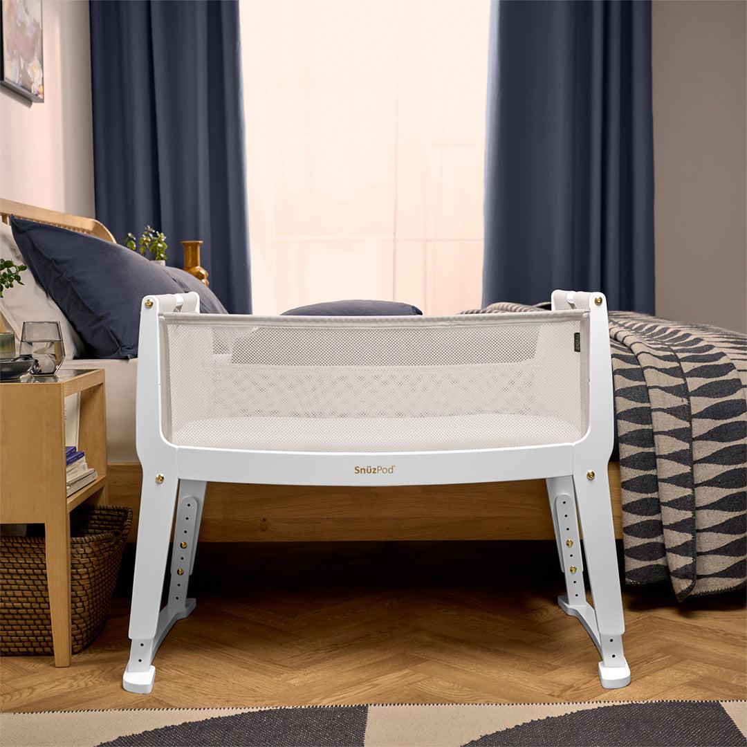  Snuz SnuzPod Studio Bedside Crib - Paris White、mySite、merchandisen