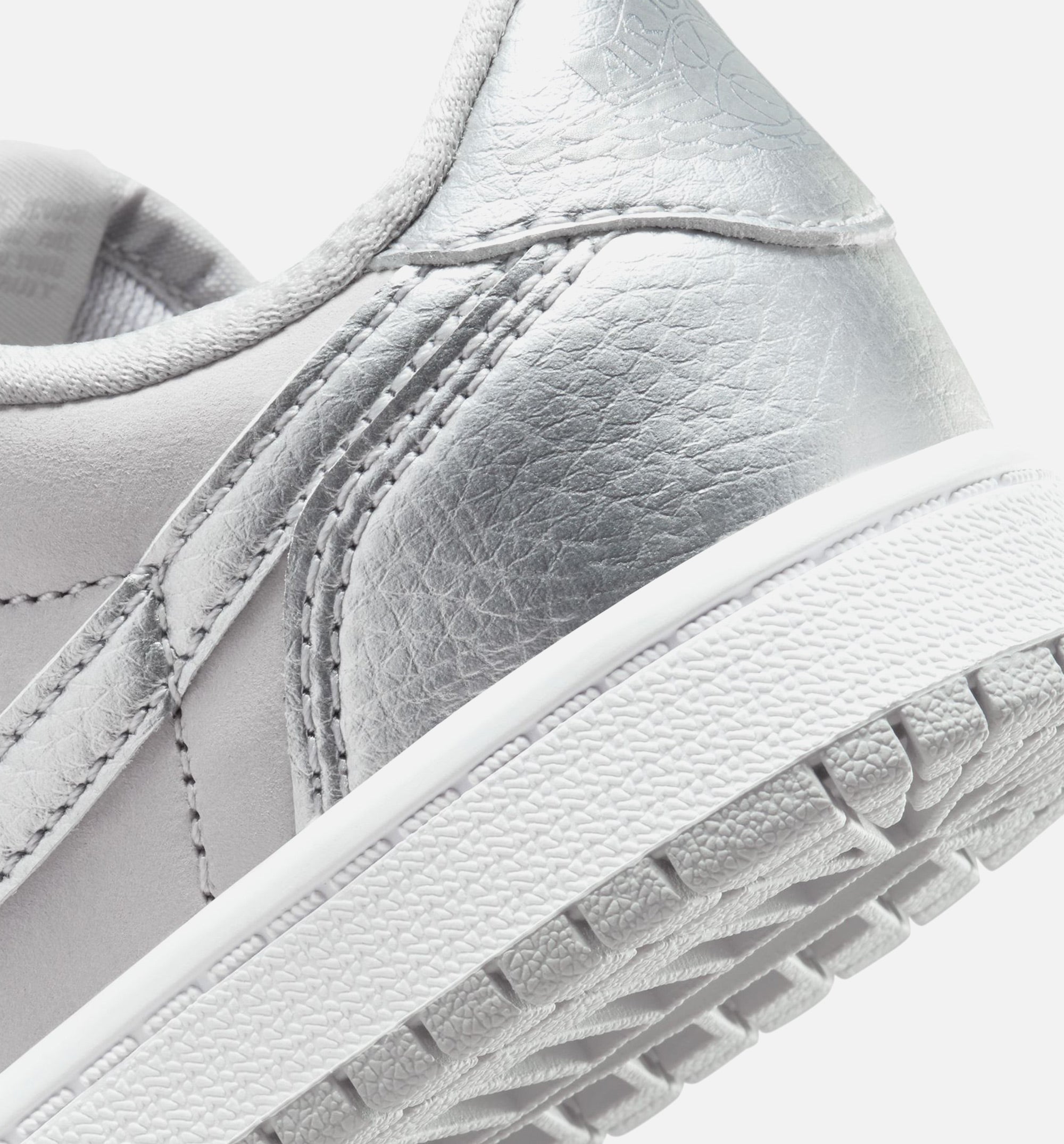 Air Jordan 1 Retro Low OG Silver Preschool Lifestyle Shoe - Neutral Grey/Metallic Silver/White、mySite、dreamappss