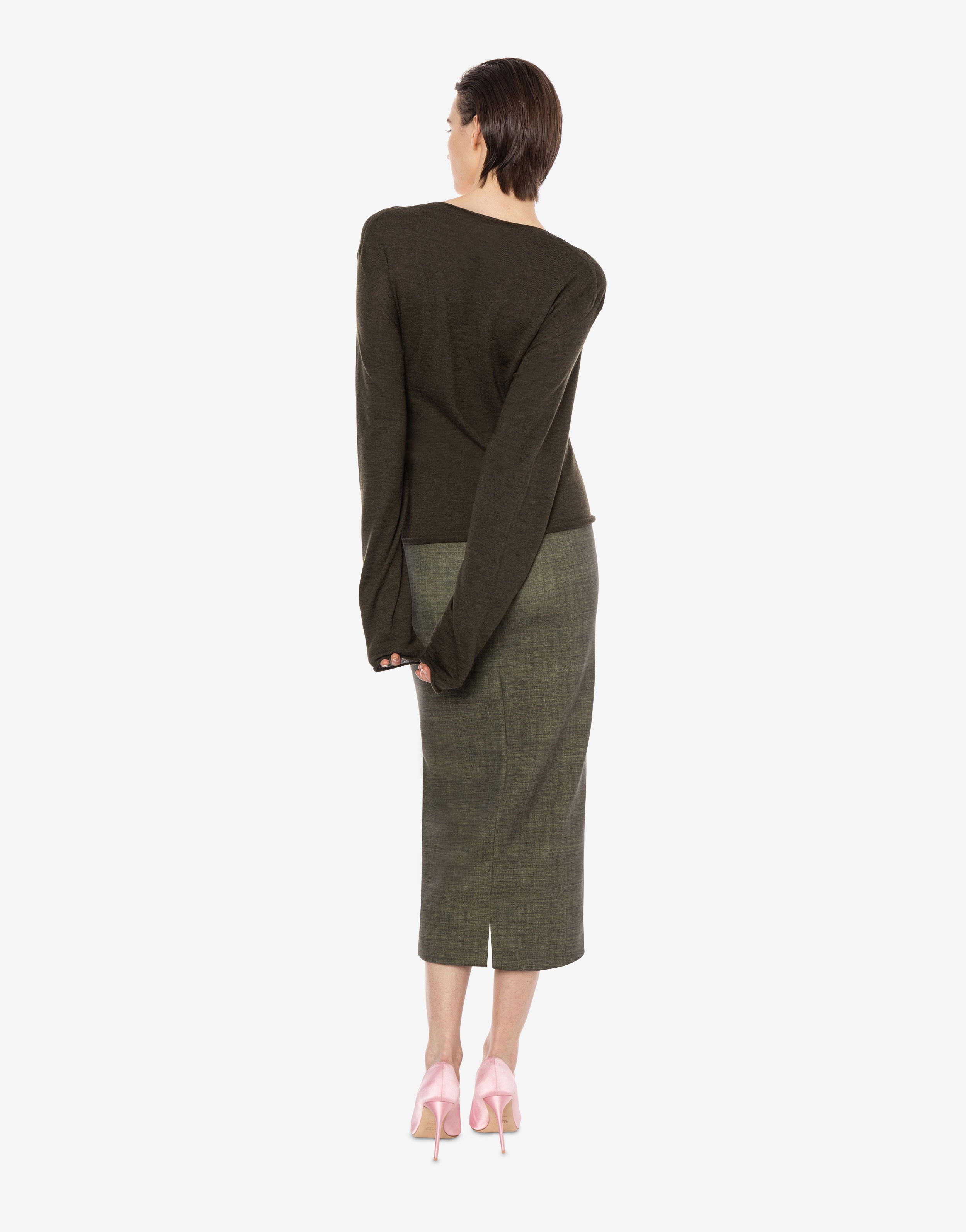 Maglia in lana con piercing、mySite、aoinhome