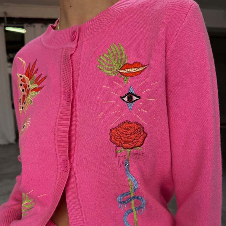 Pink Enchanted Cardigan、mySite、solidvoid