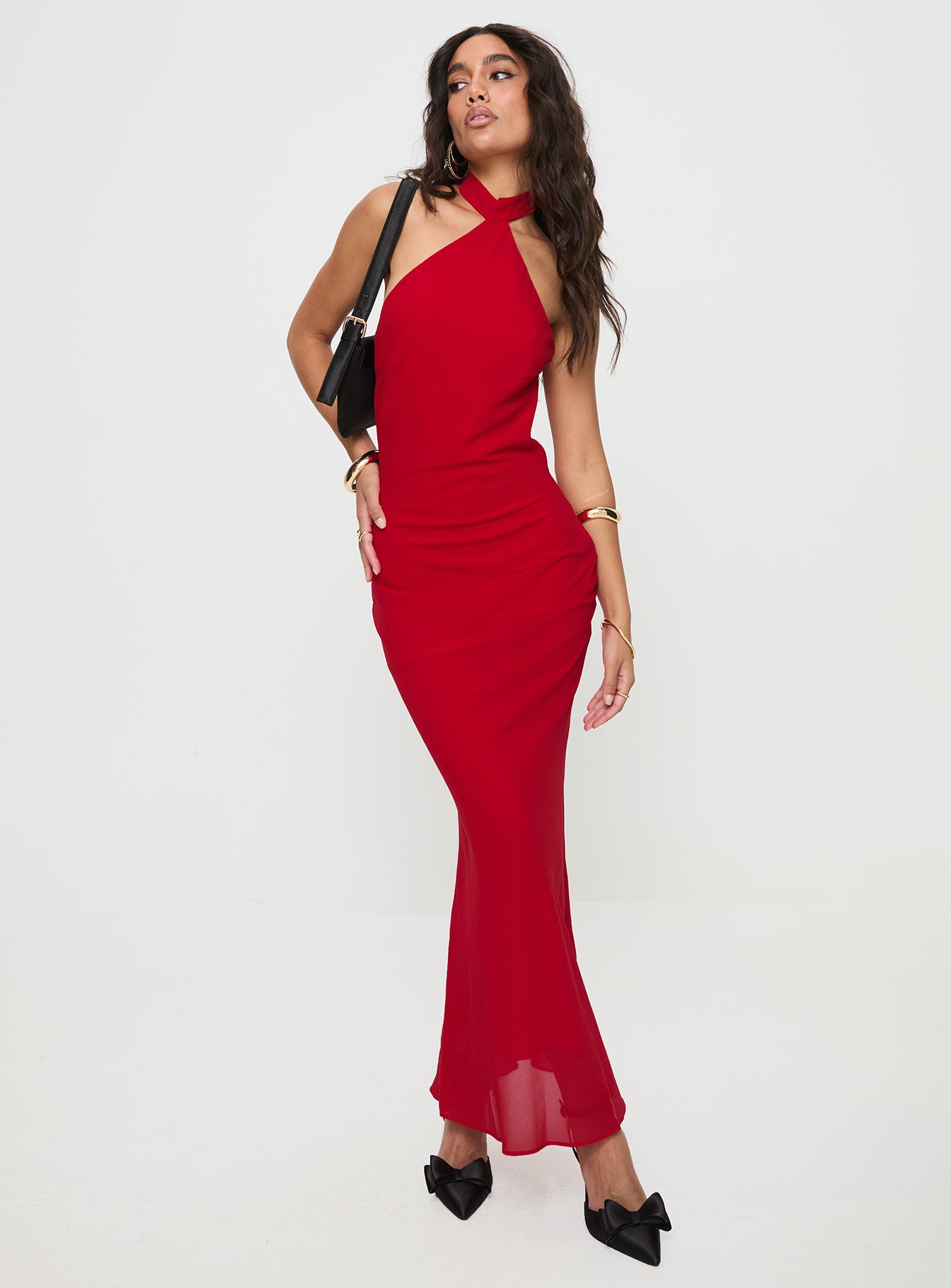 Abriela Maxi Dress Red、mySite、solidvoid