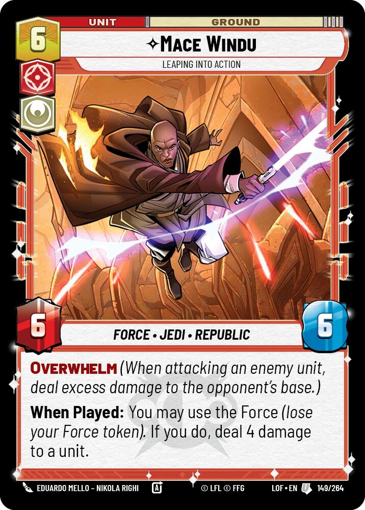 Mace Windu - Leaping into strongAction (149/264) (149/264) Legends of the Force、mySite、waistdrama