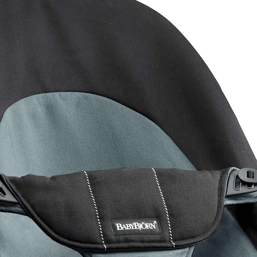  BabyBjorn Balance Soft Cotton Baby Bouncer - Black Frame - Black/Dark Grey、mySite、merchandisen
