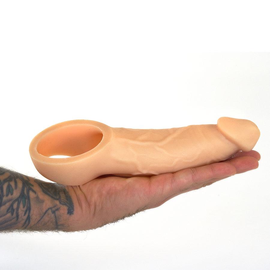 9 Inch Realistic Performance Penis Sleeve Natural Silicone Girth Enhancer、mySite、bottomscart