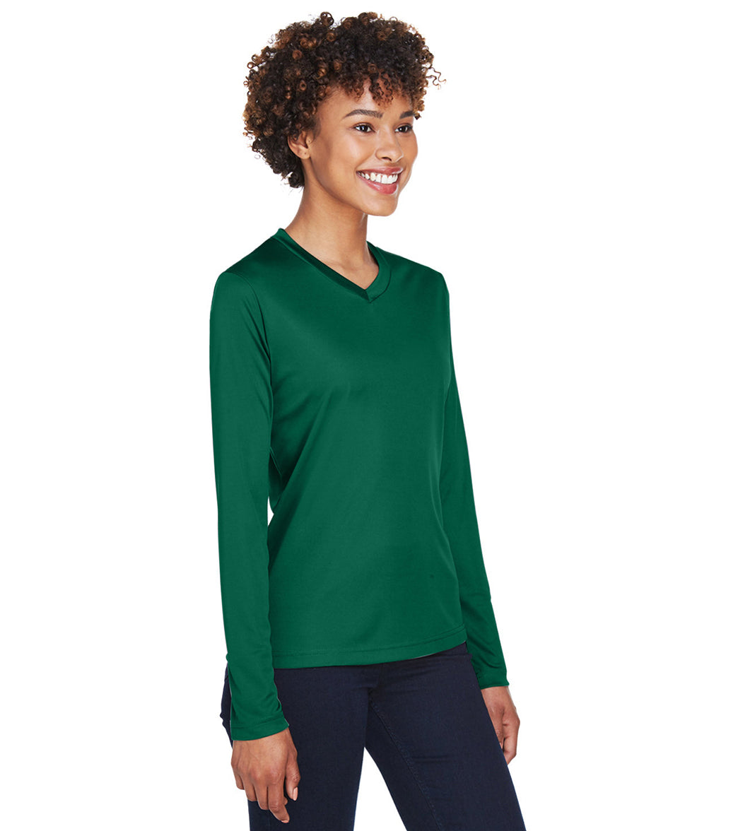 Team 365 Women's Zone Performance Long Sleeve T-Shirt、mySite、noshort