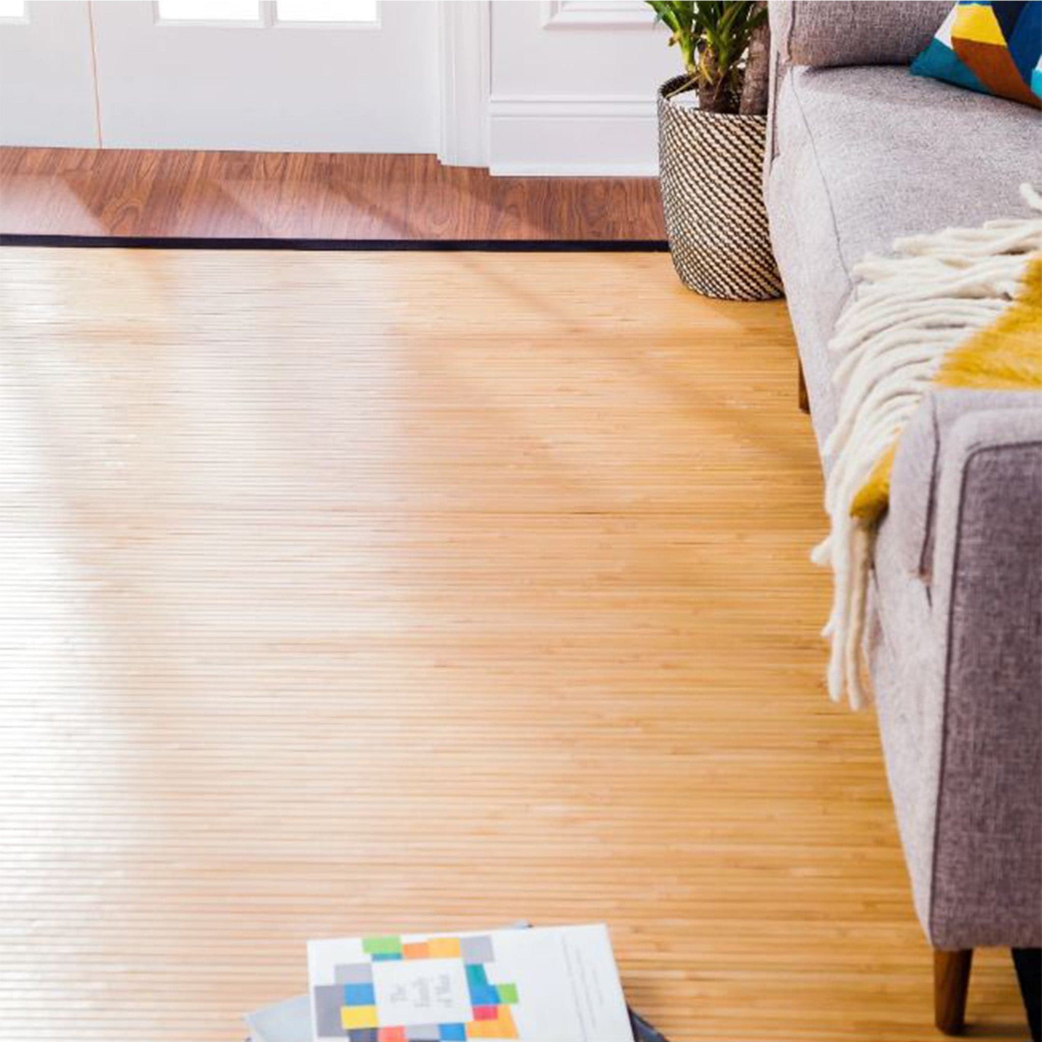 Contemporary Natural Bamboo Rug、mySite、neckold