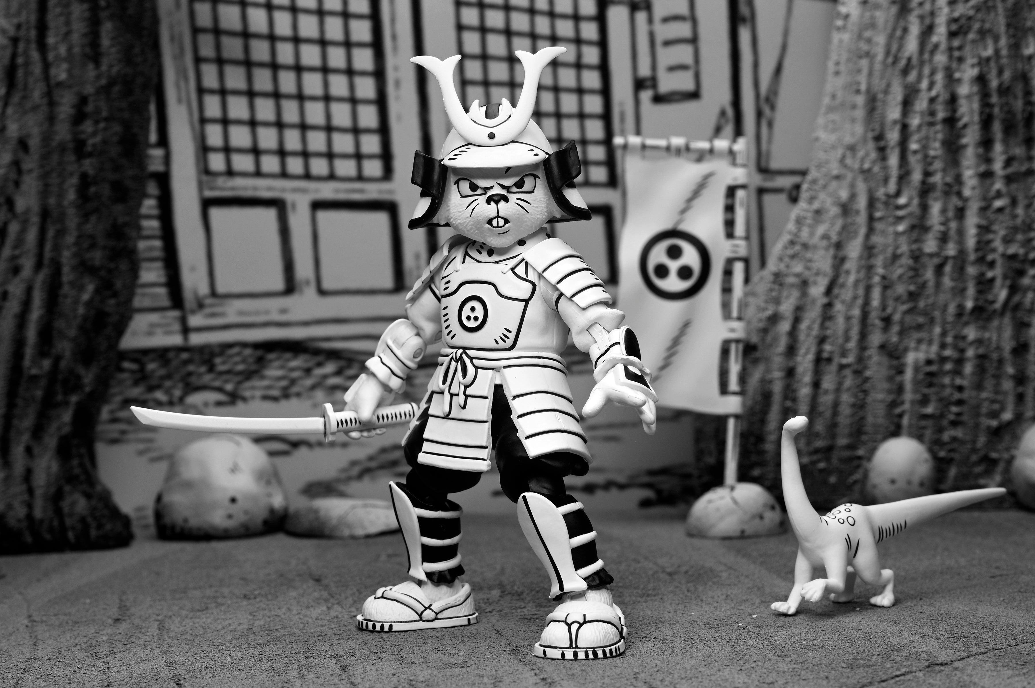 NECA Teenage Mutant Ninja Turtles Ultimate Samurai Usagi Yojimbo (Black & White)、mySite、hgirdovlk