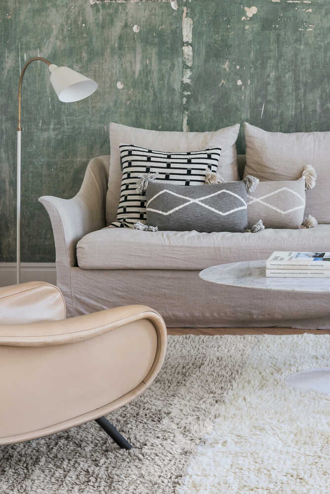 KNITTED CUSHION OASIS SOFT LINEN、mySite、gigharbornorthrealestate