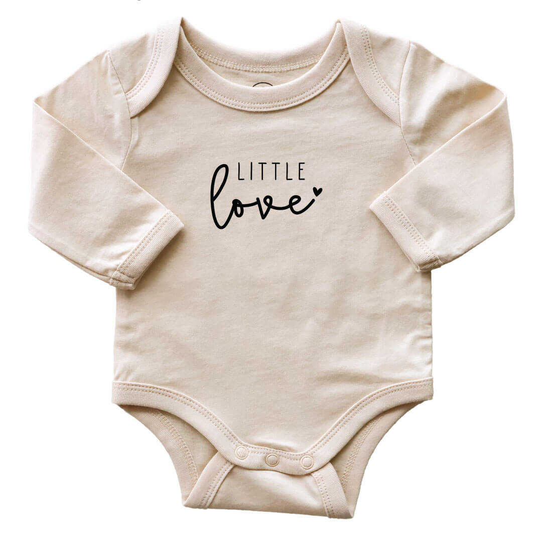  Little Love Long Sleeve Graphic Bodysuit | Natural、mySite、layawaytickets