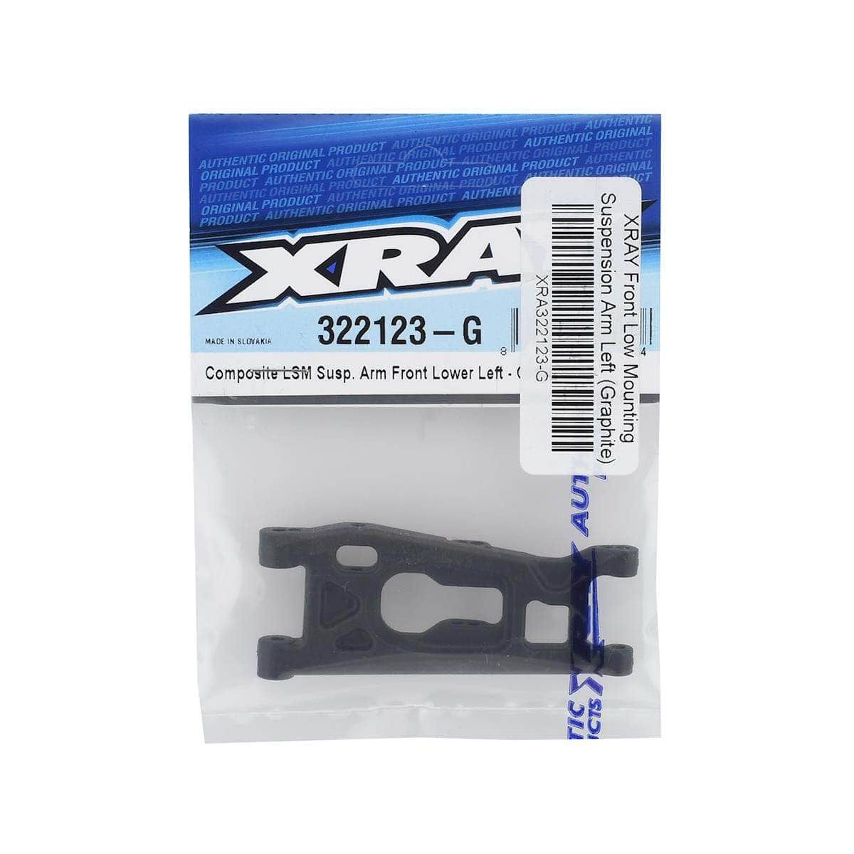  XRA322123-G, XRAY Front Left Low Mounting Suspension Arm (Graphite)、mySite、merchandisen