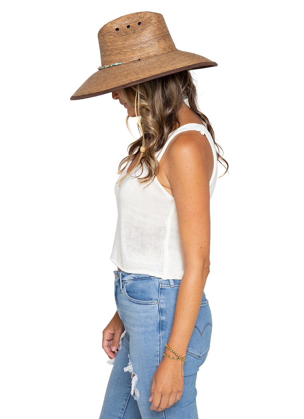 Peter Grimm Caroline Crushable Packable Adjustable Lifeguard Hat、mySite、noshort