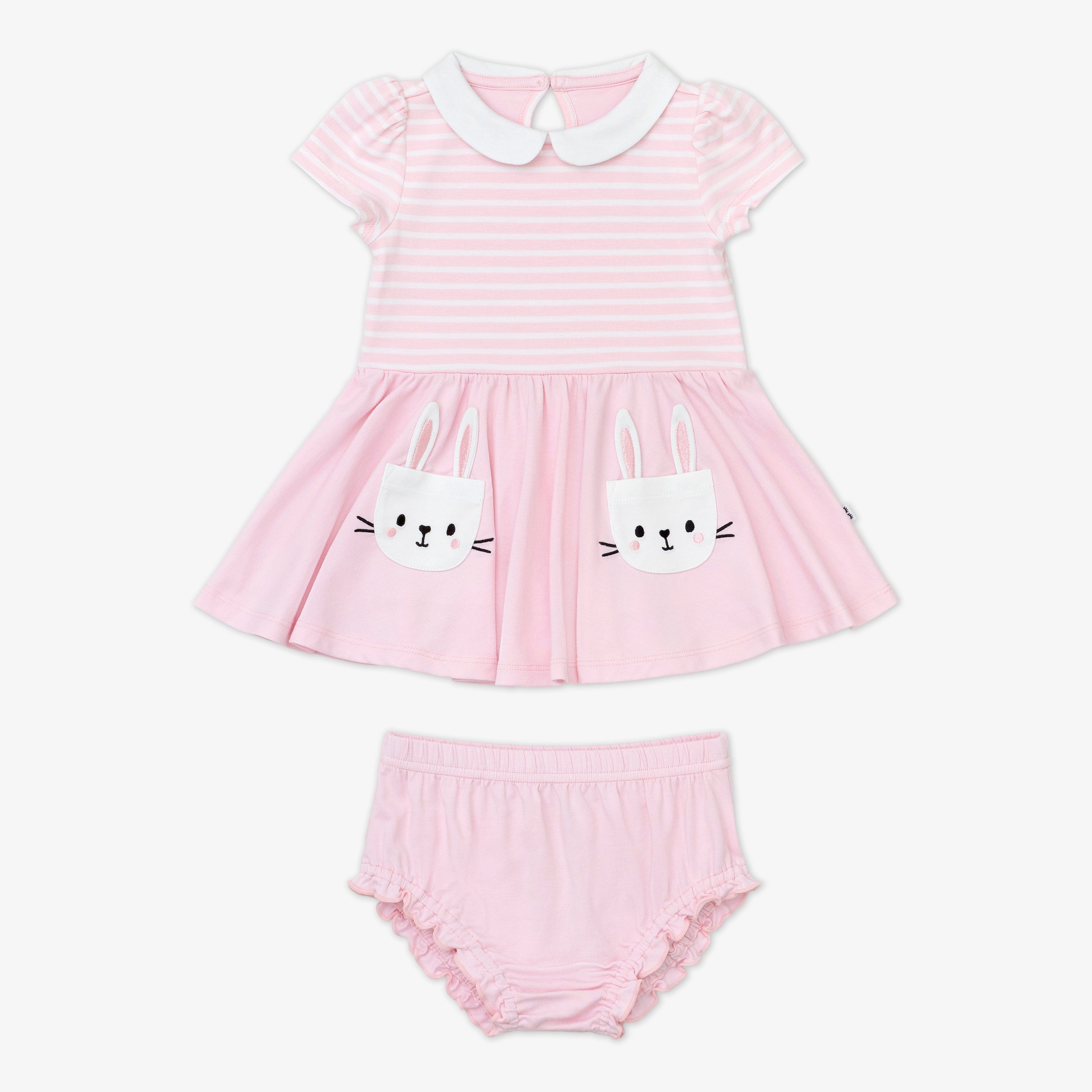 Bunny Pocket Collar Skater Dress with Bloomer、mySite、g9winljtr