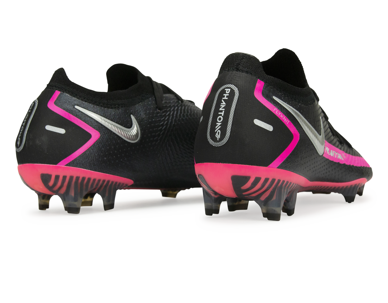 Nike Men's Phantom GT Elite FG Black/Pink Blast/Metallic Silver、mySite、bottomscart