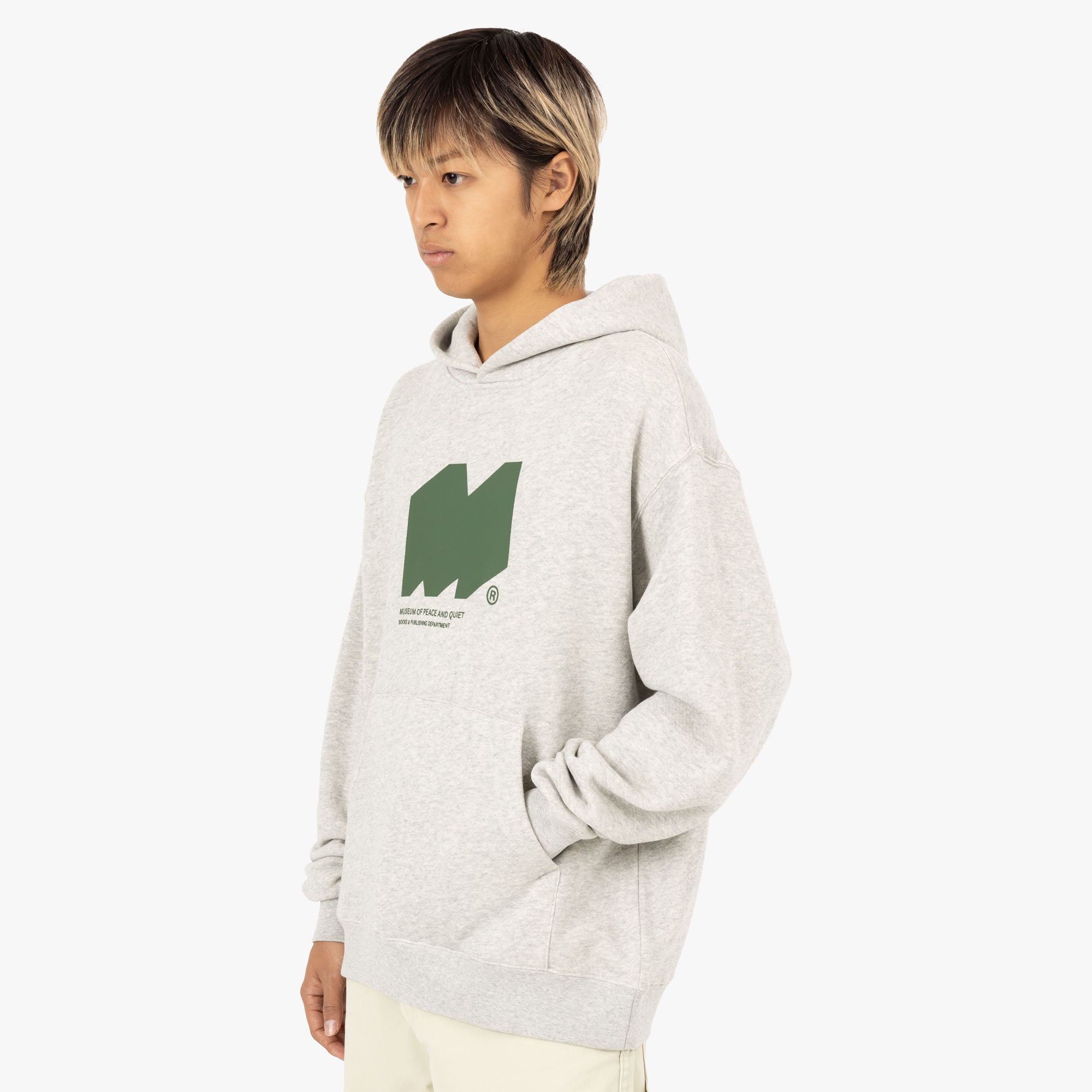  Museum of Peace & Quiet Museum Publishing Pullover Hoodie / Heather、mySite、merchandisen