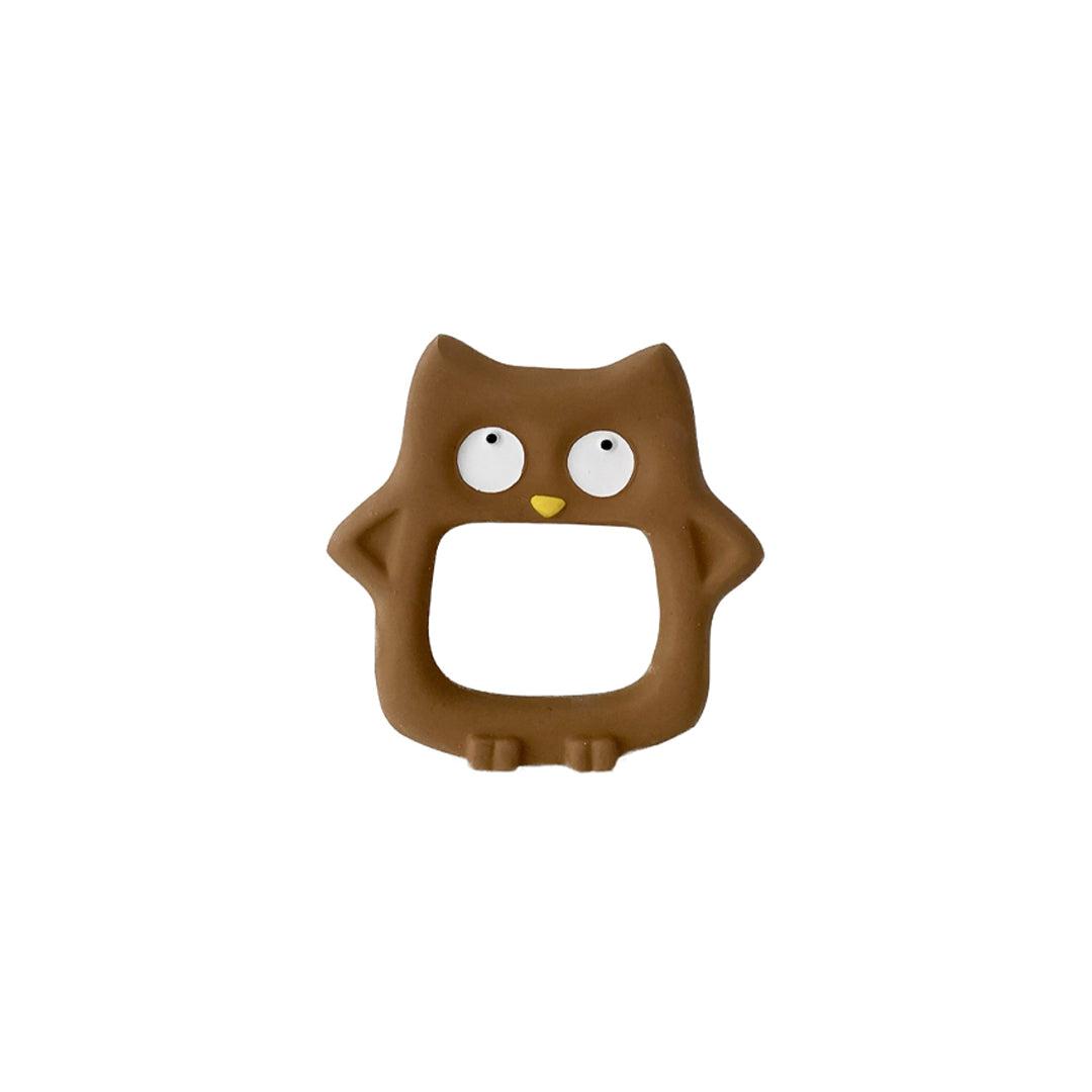  Cloud and Cuckoo My Friend Hoot Teether - Brown、mySite、merchandisen