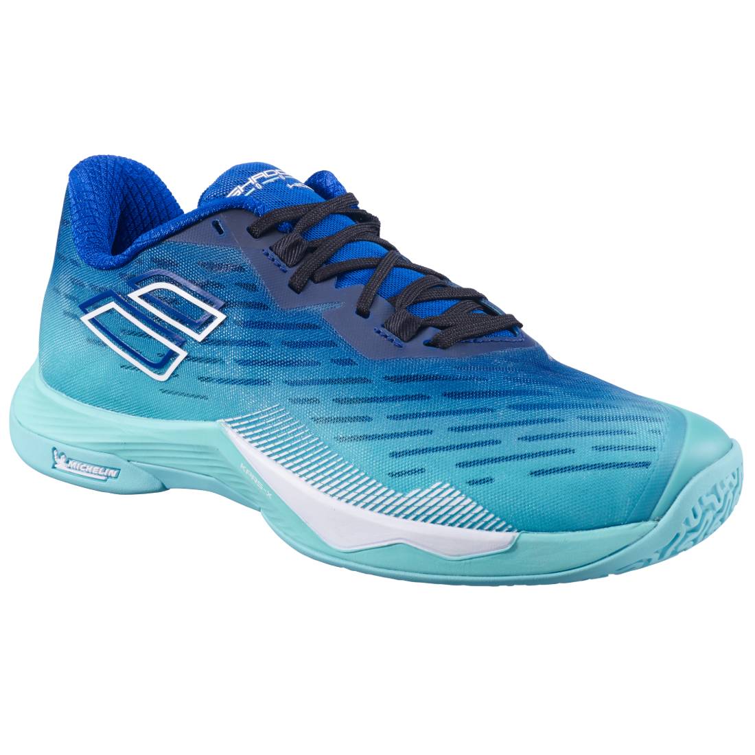 Babolat Shadow Tour Wide Men's Indoor Court Shoe (Ceramic Blue)