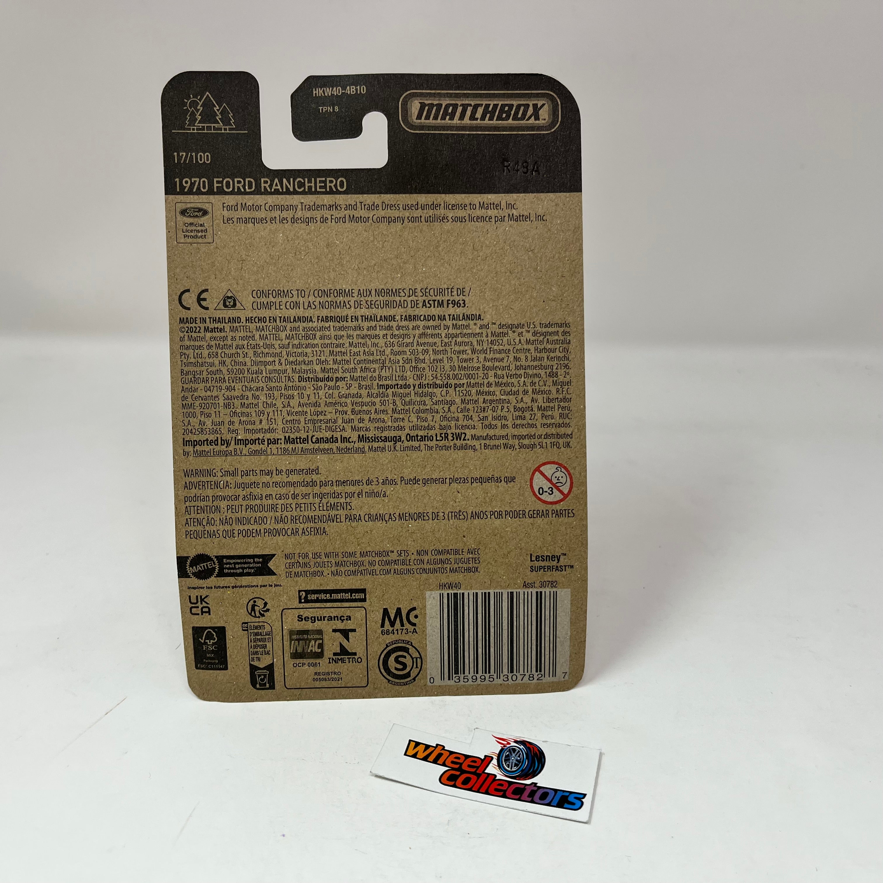 1970 Ford Ranchero #17 * Green * 2023 Matchbox N Case 70th Ann.、mySite、hgirdovlk